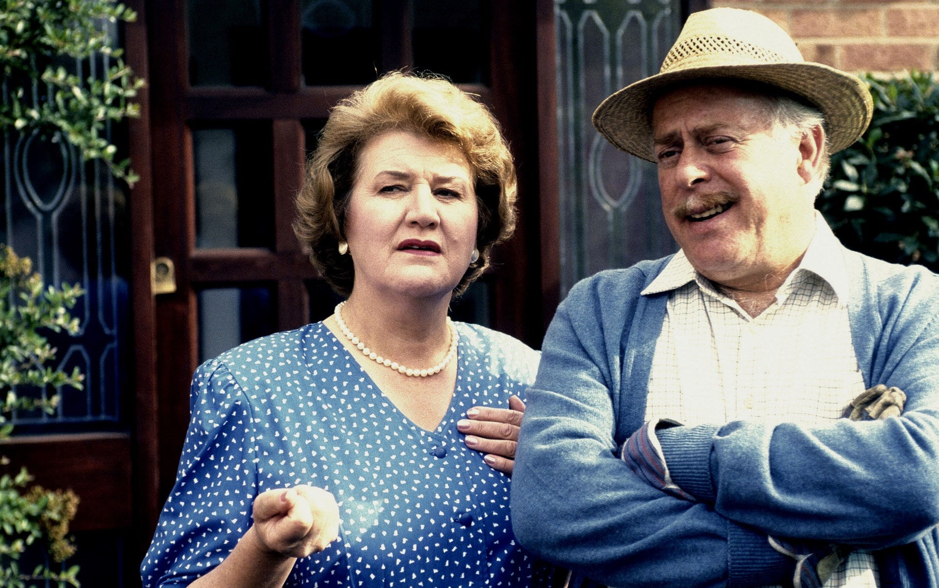 Patricia Routledge and Clive Swift in 'Keeping Up Appearances'