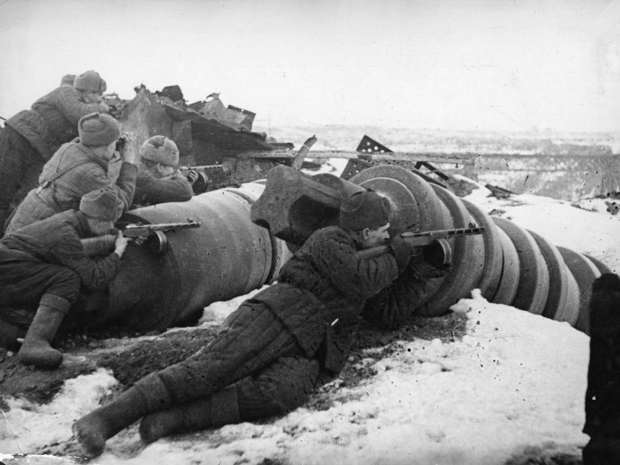 Wartime savagery: Soviet troops engage German forces in Stalingrad