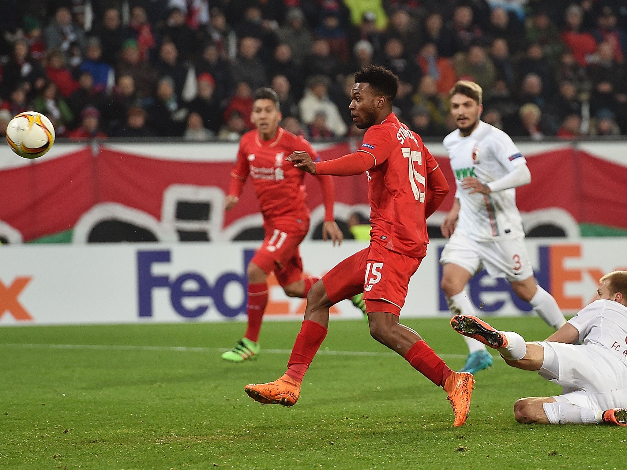 Daniel Sturridge fails to convert a chance