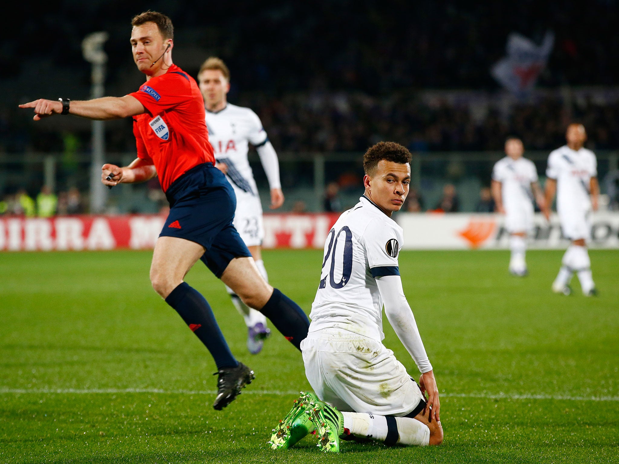 Dele Alli in action on Thursday night