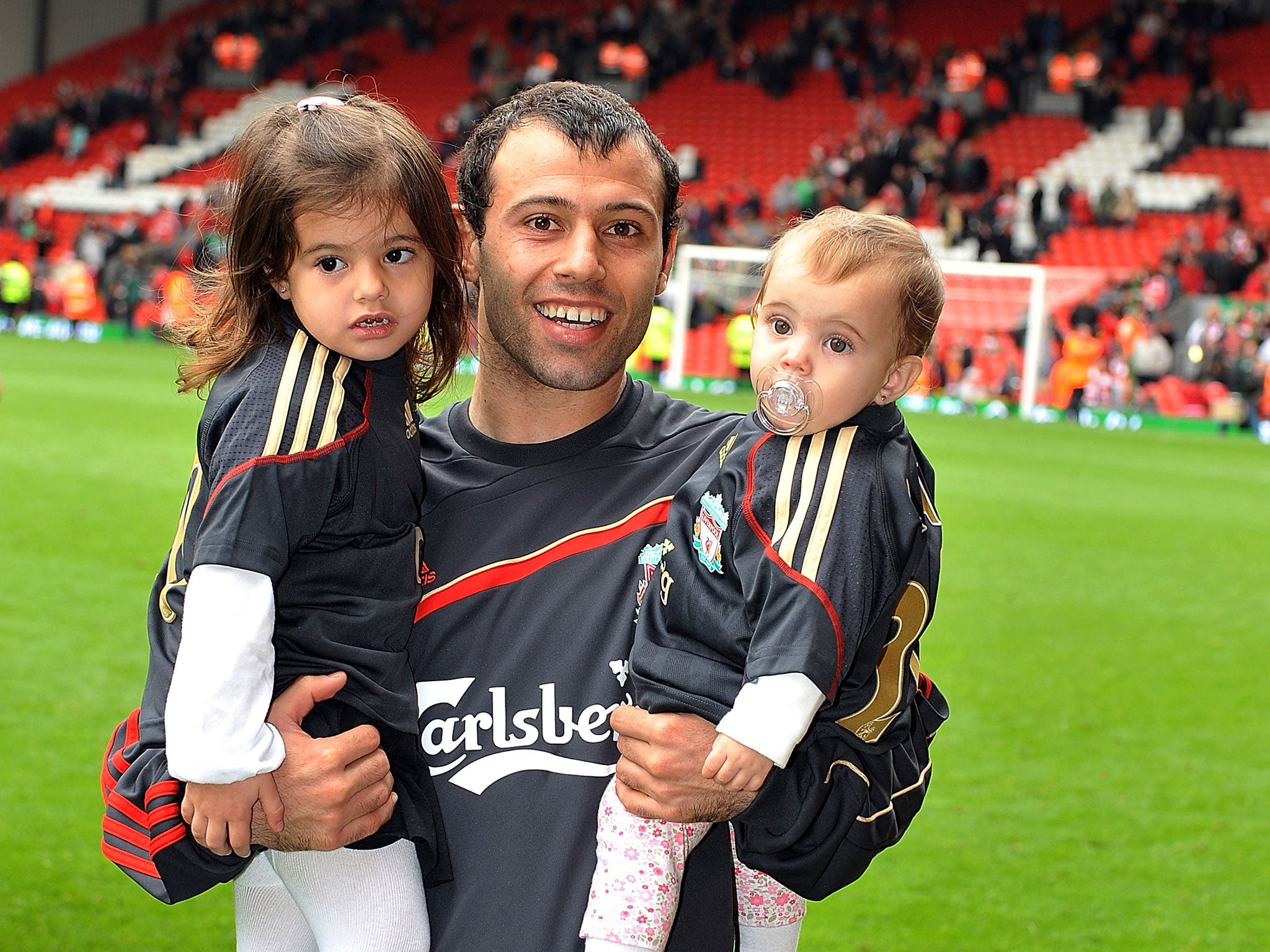 Javier Mascherano during his time at Liverpool