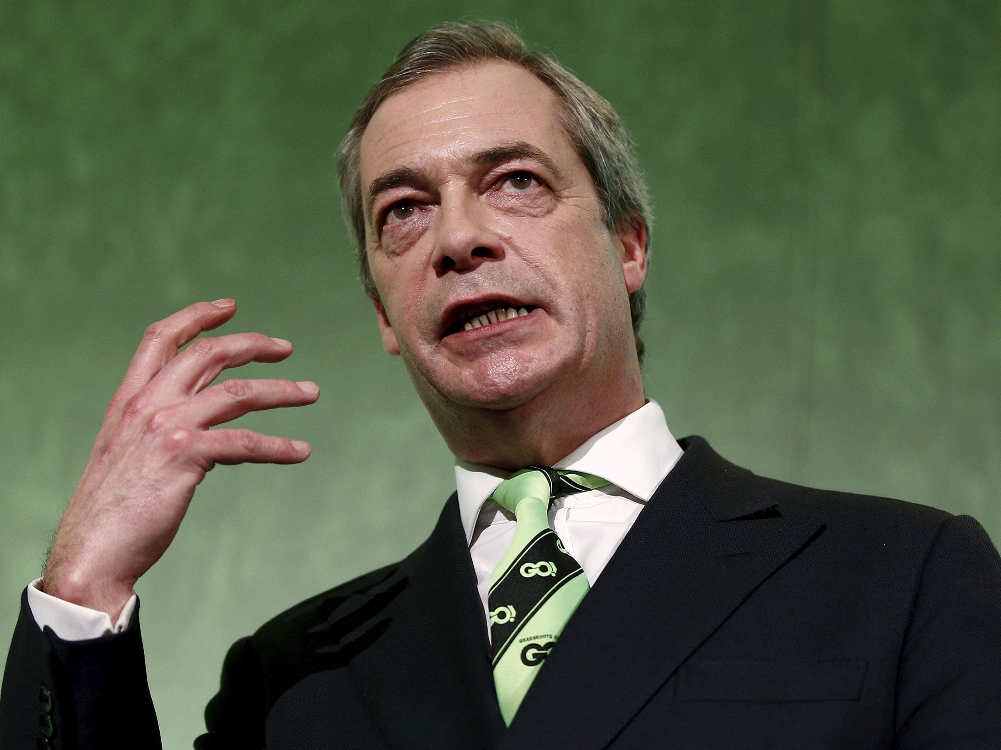 Nigel Farage at the Grassroots Out event