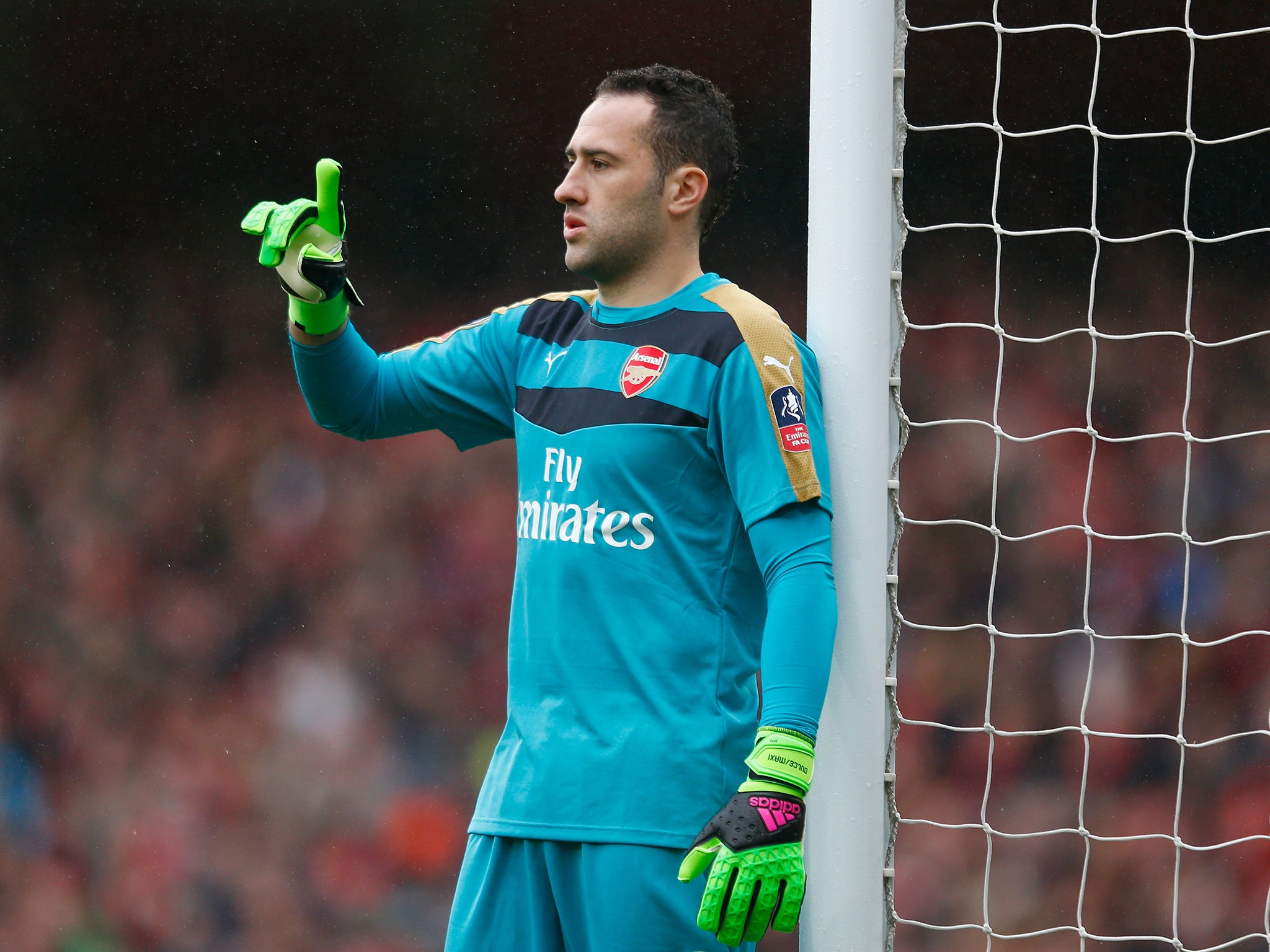 David Ospina will start in place of the injured Petr Cech