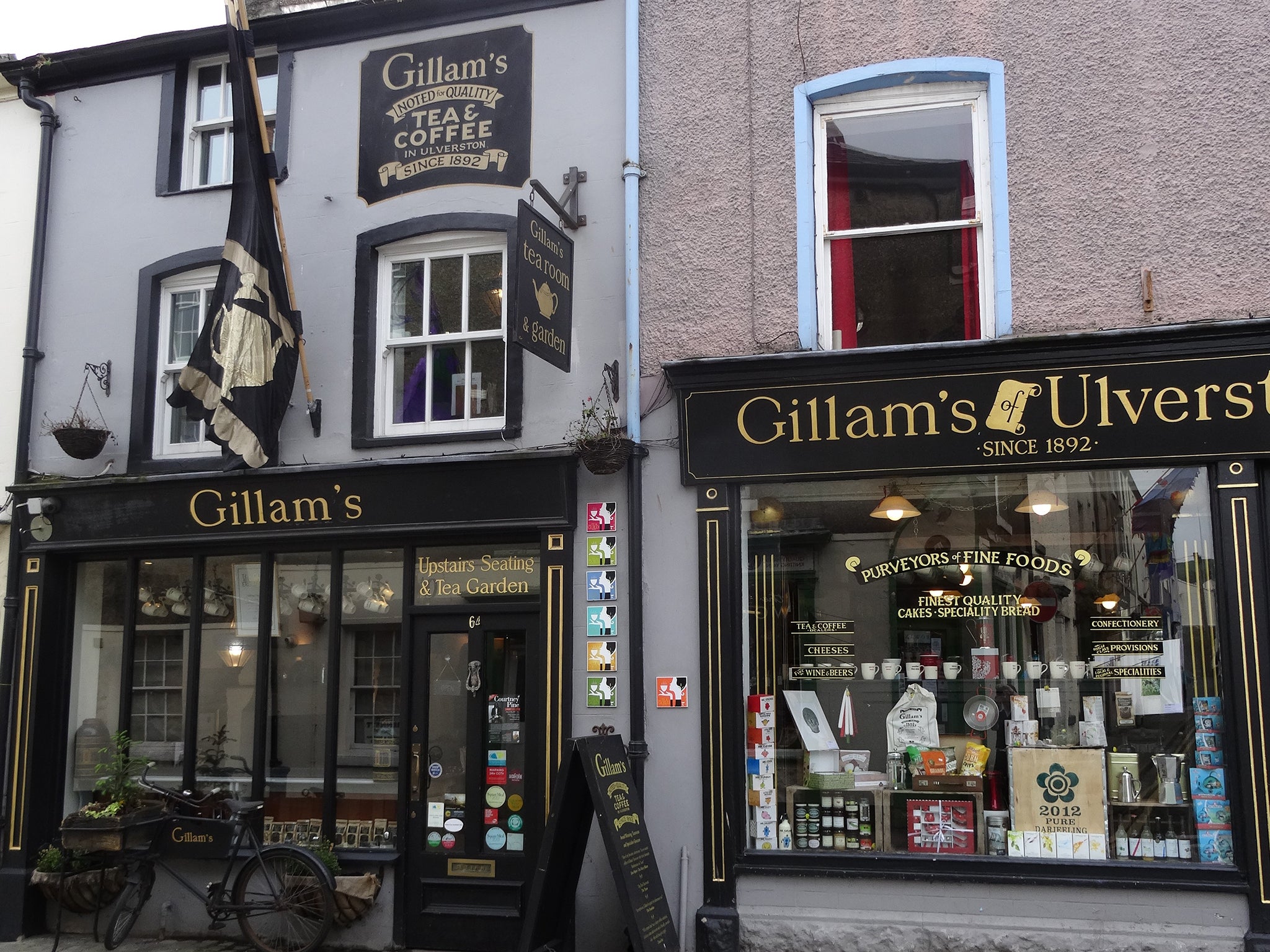 Gillam’s, a 10-year-old vegetarian restaurant and tearoom in Ulverston, Cumbria