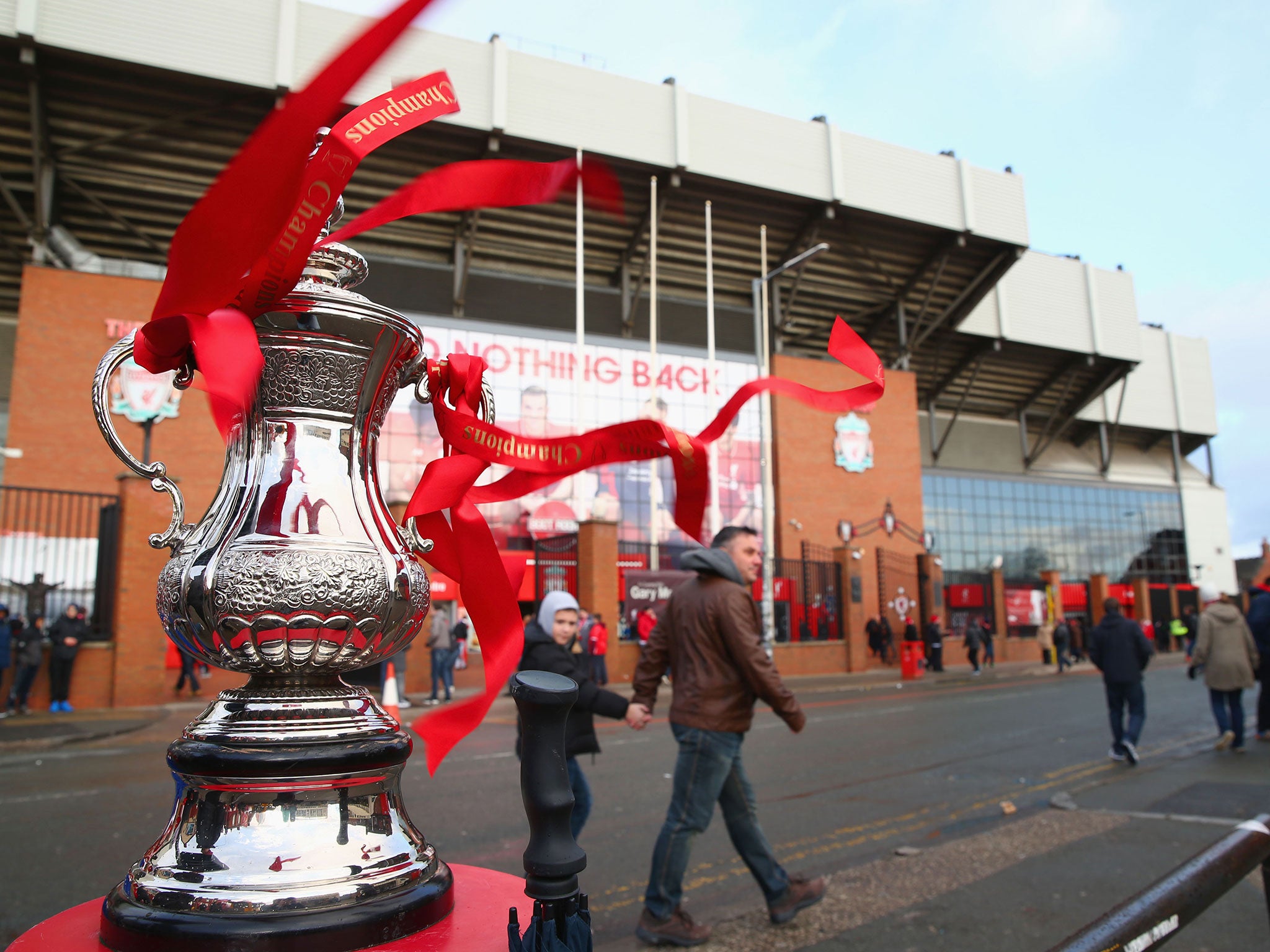 The FA Cup trophy