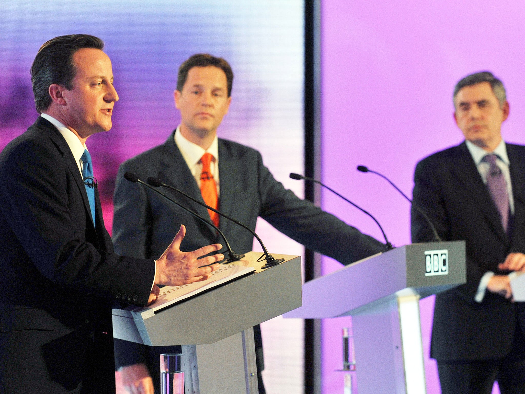 The pre-election TV debates in 2010 were a highlight of their type