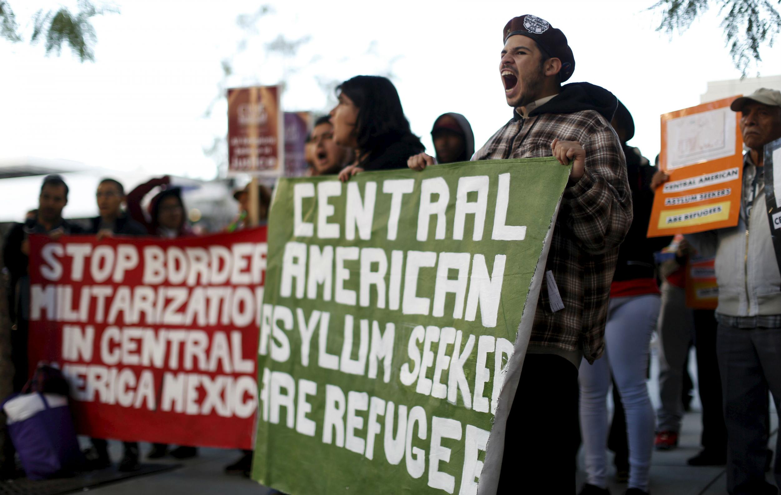 Protesters in California demonstrate over ICE raids