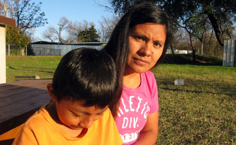 Hilda and Ivan Ramirez have taken sanctuary at a church in Texas