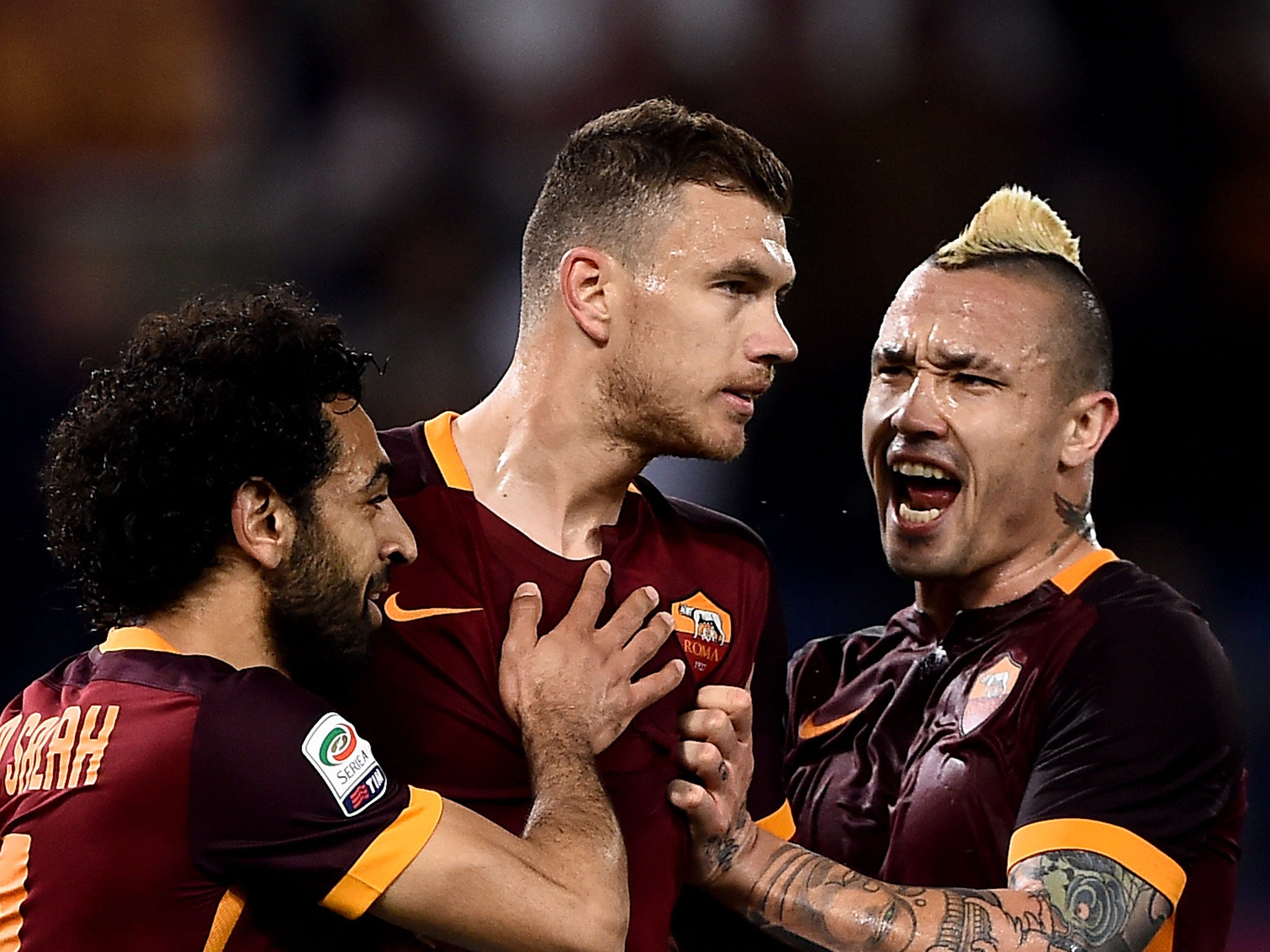 &#13;
Edin Dzeko has since joined Roma &#13;