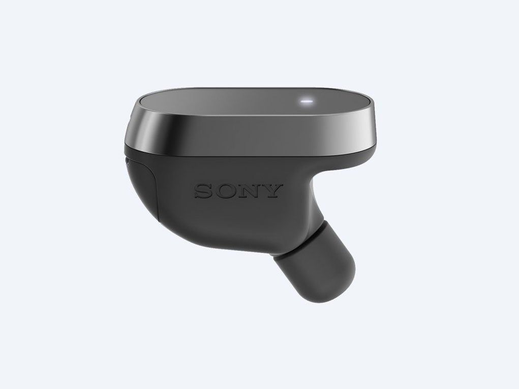 The Xperia Ear fits in your ear like a regular earphone (Pic: Sony)