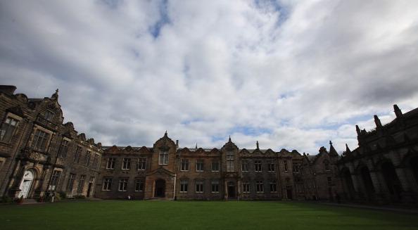 St Andrews University, pictured, is the third-oldest university in the English-speaking world