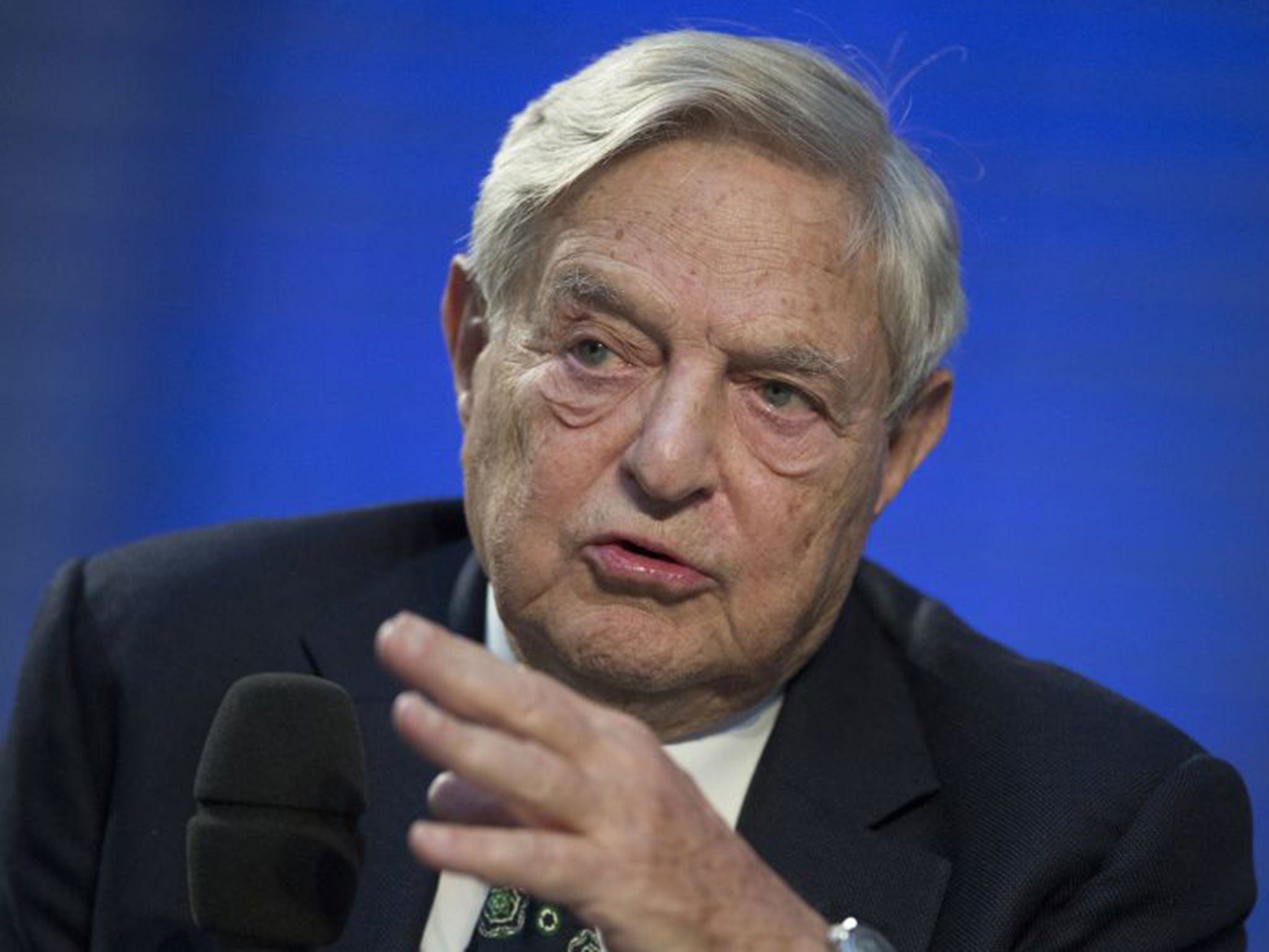 George Soros has been at odds with right-wing nationalists in Hungary