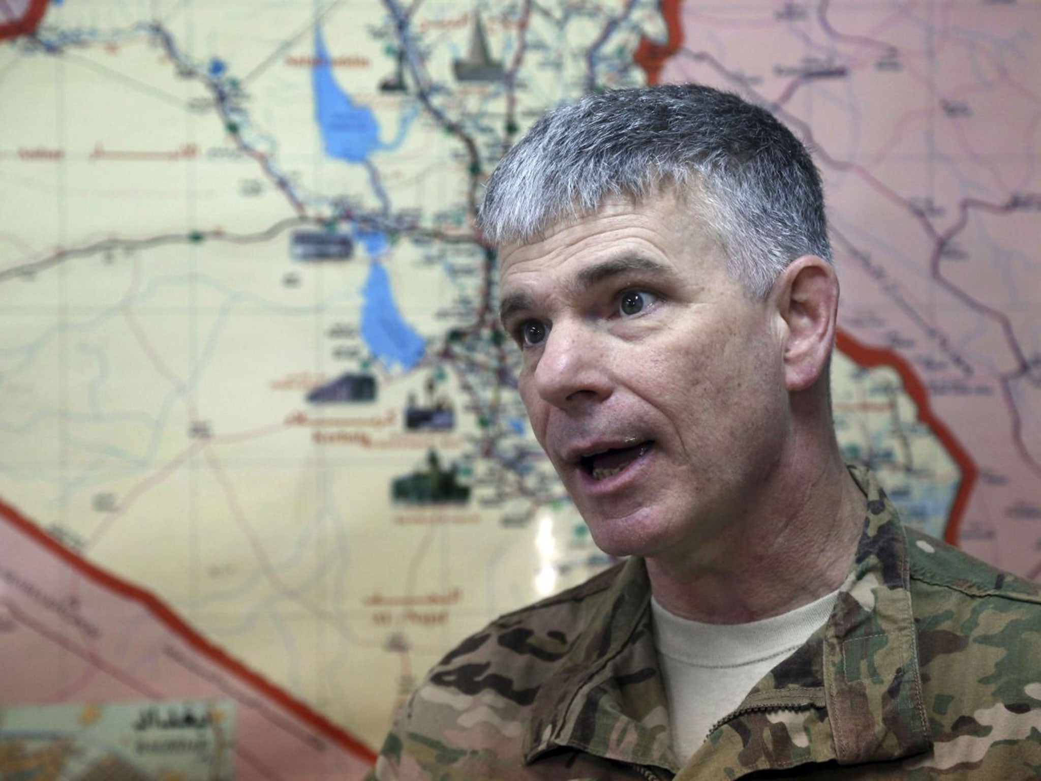 Colonel Steve Warren, Baghdad-based spokesman for the US-led coalition in Iraq