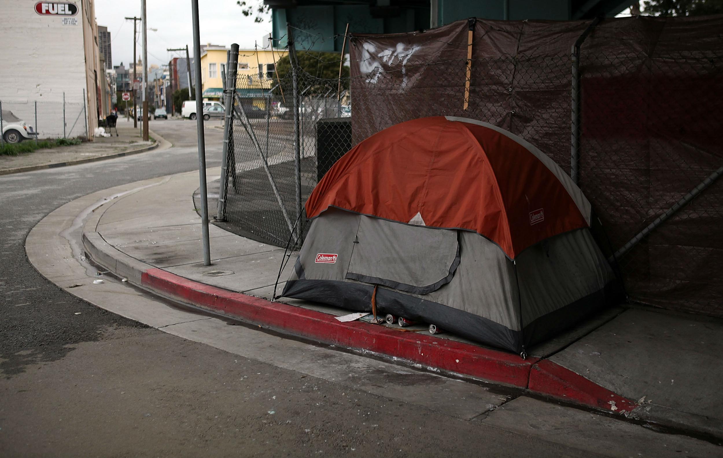 An appeal has raised over $16,000 to distribute tents while other citizens want to remove them