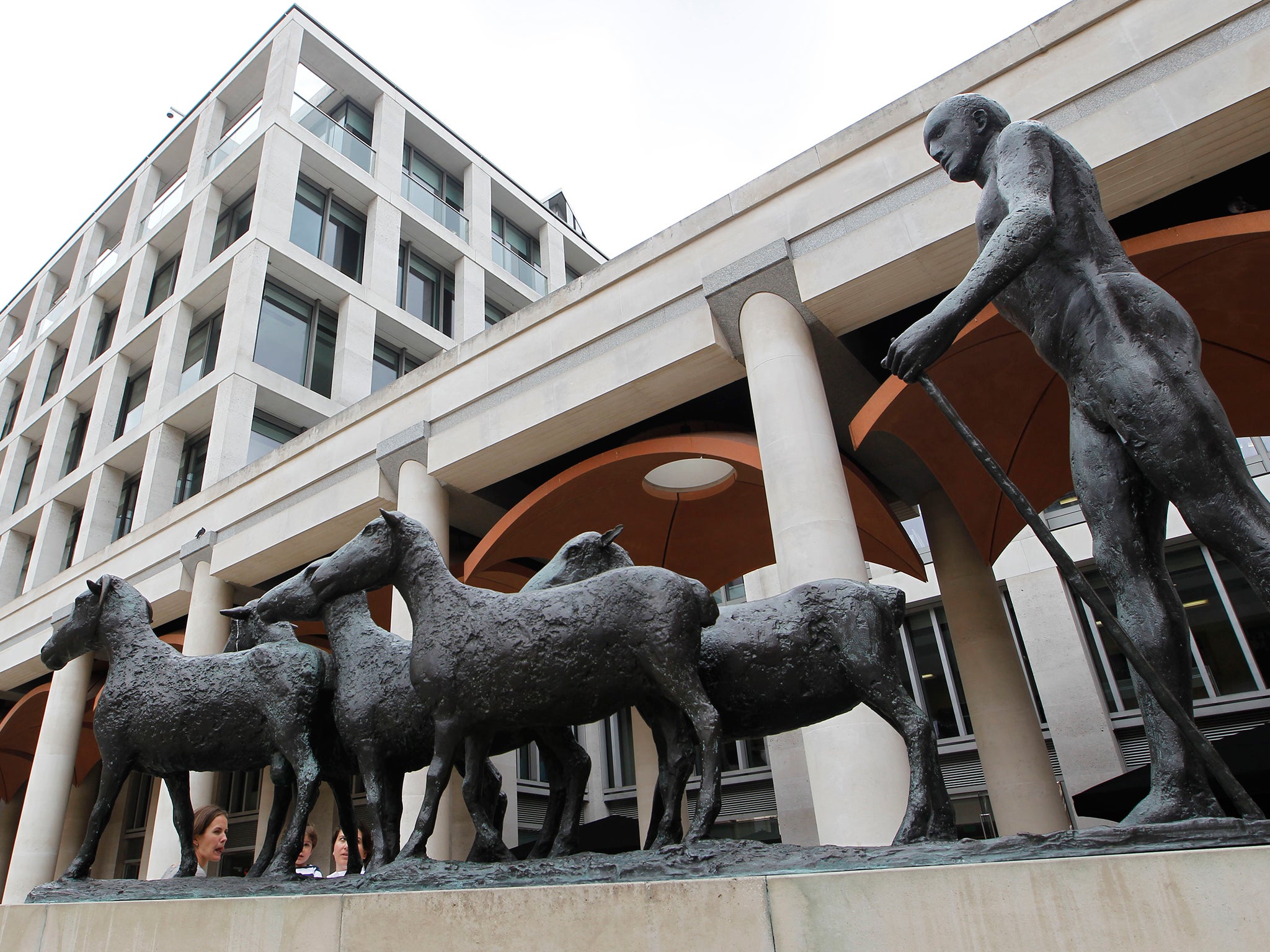 Shareholders in the London Stock Exchange (pictured) would own 45.6 per cent of the new group under the proposed deal