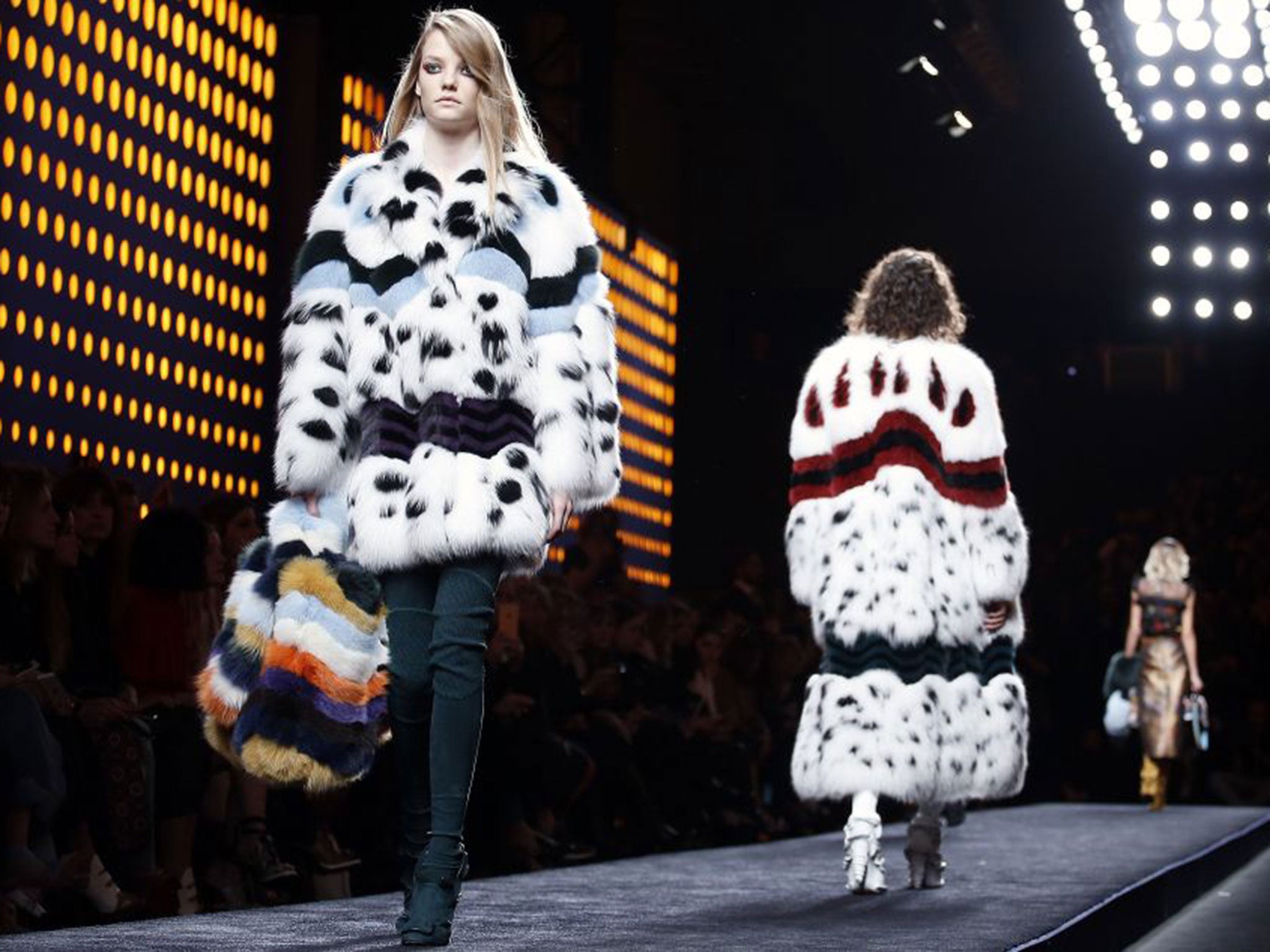 Fendi's A/W 2016 collection during Milan Fashion Week