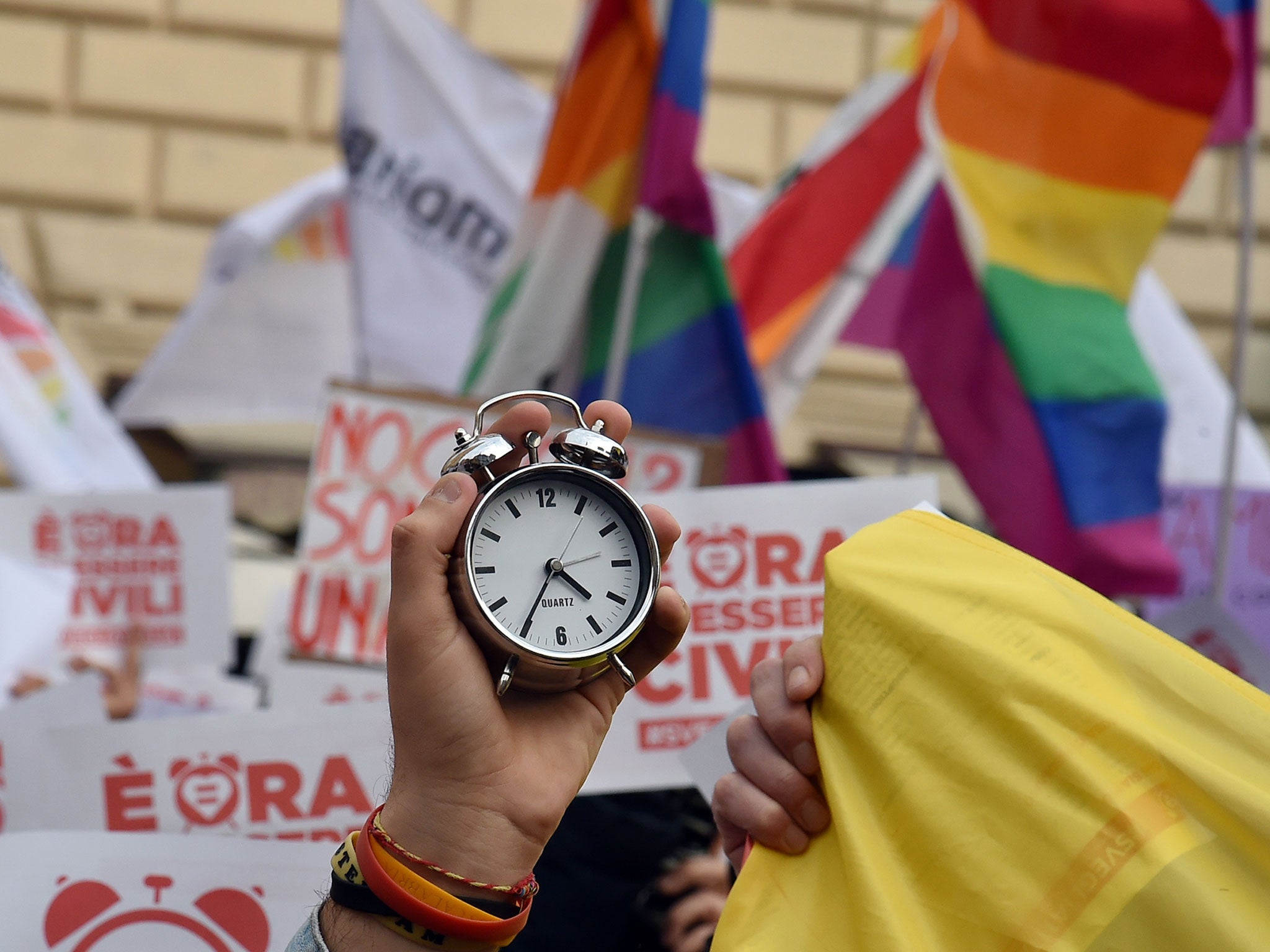 'The Italian LGBT community has been waiting for 30 years since its first discussion. It’s a disgrace'