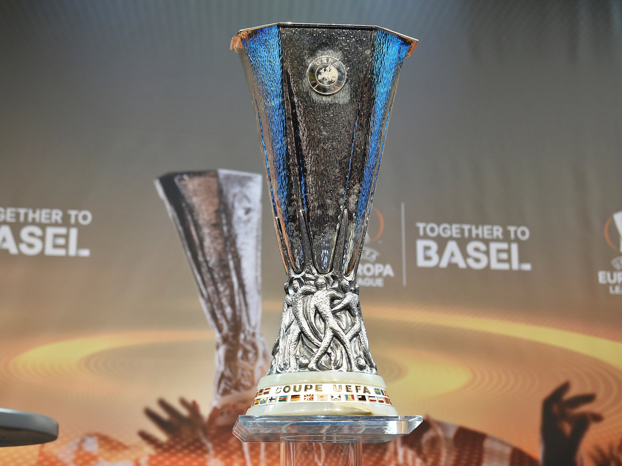 The Europa League trophy