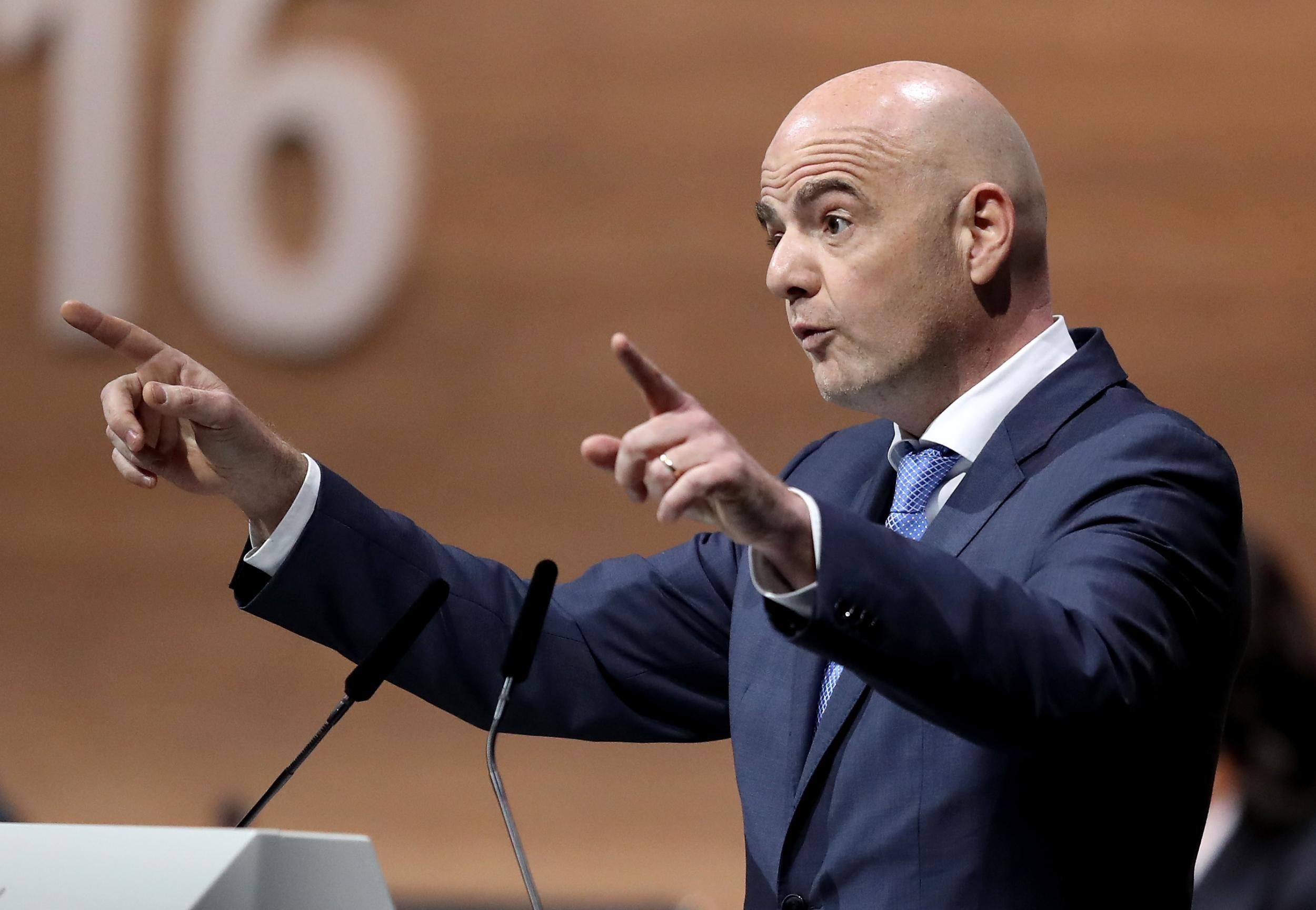 Fifa presidential candidate Gianni Infantino