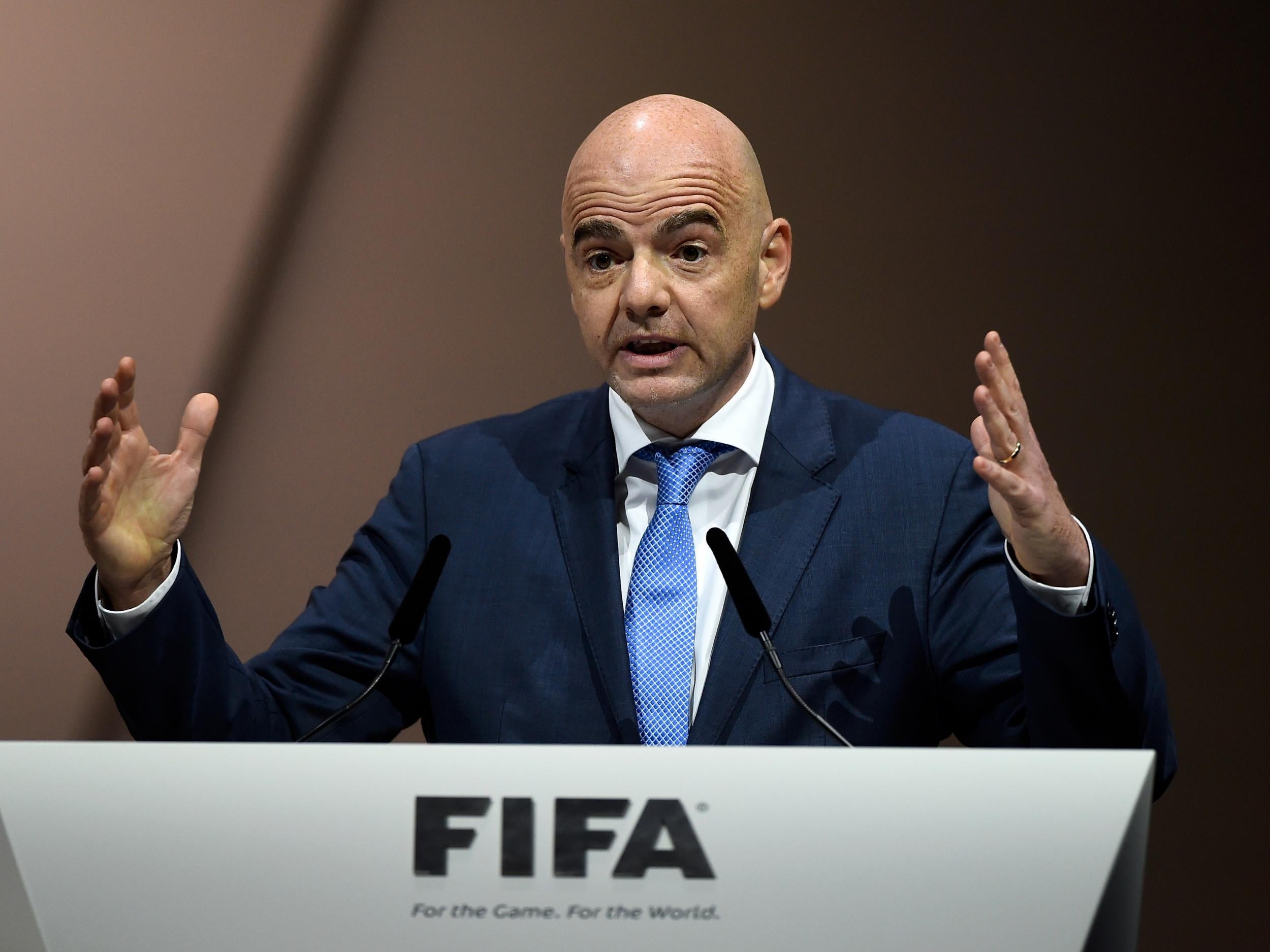 The new Fifa President, Gianni Infantino