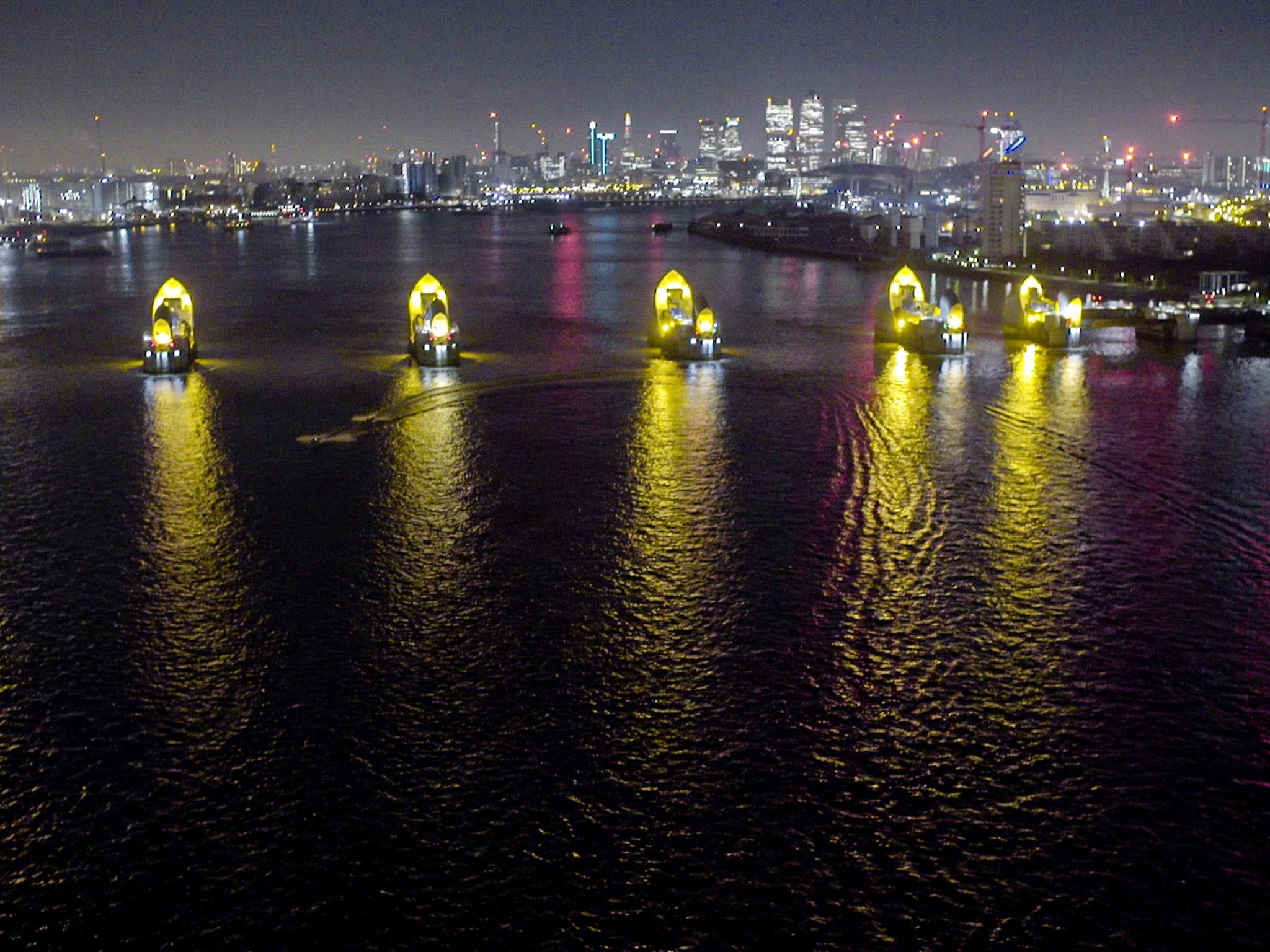 This shot from Stan Lee's Lucky Man was filmed using drones