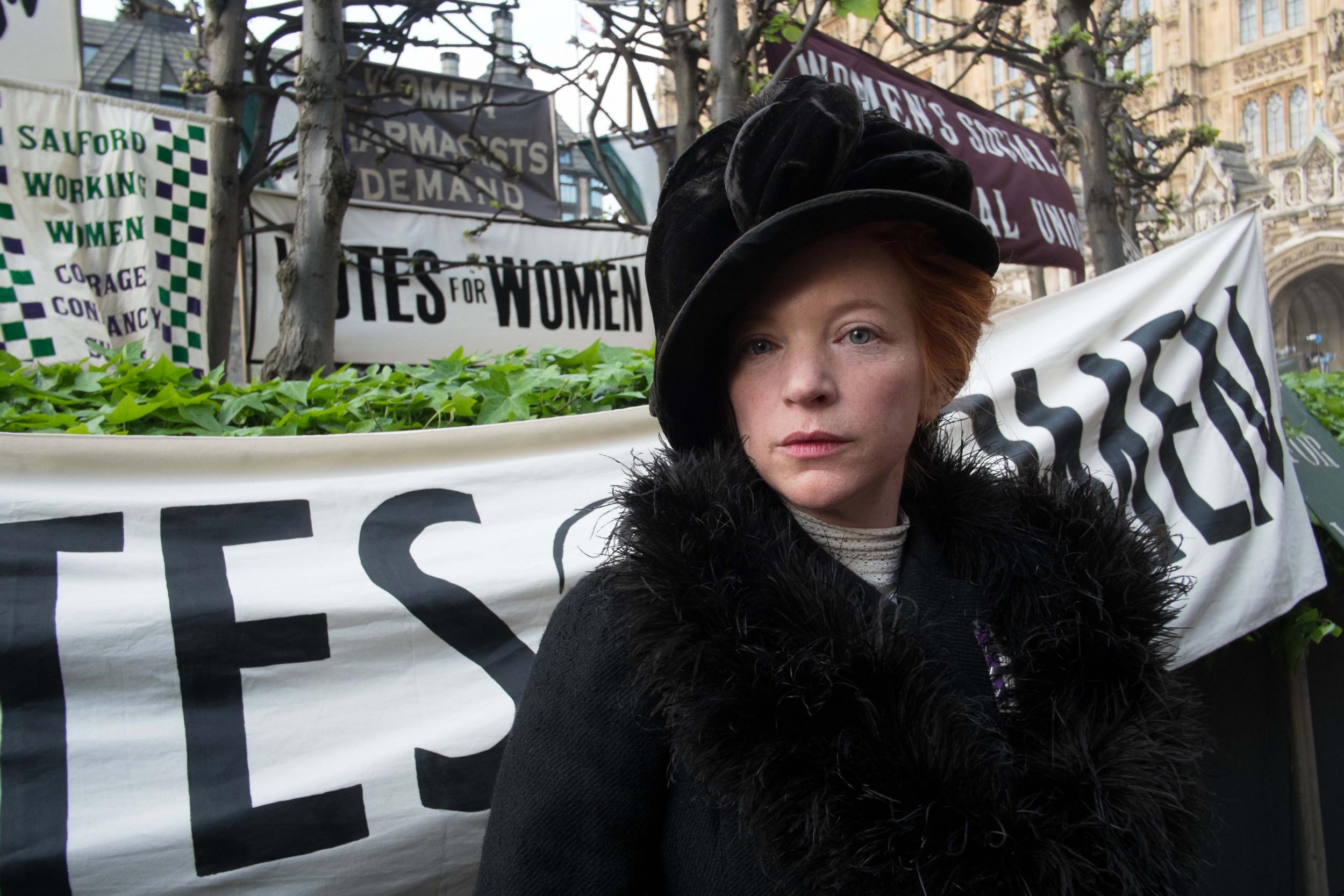 Actress Natalie Press plays Emily Davison in Suffragette