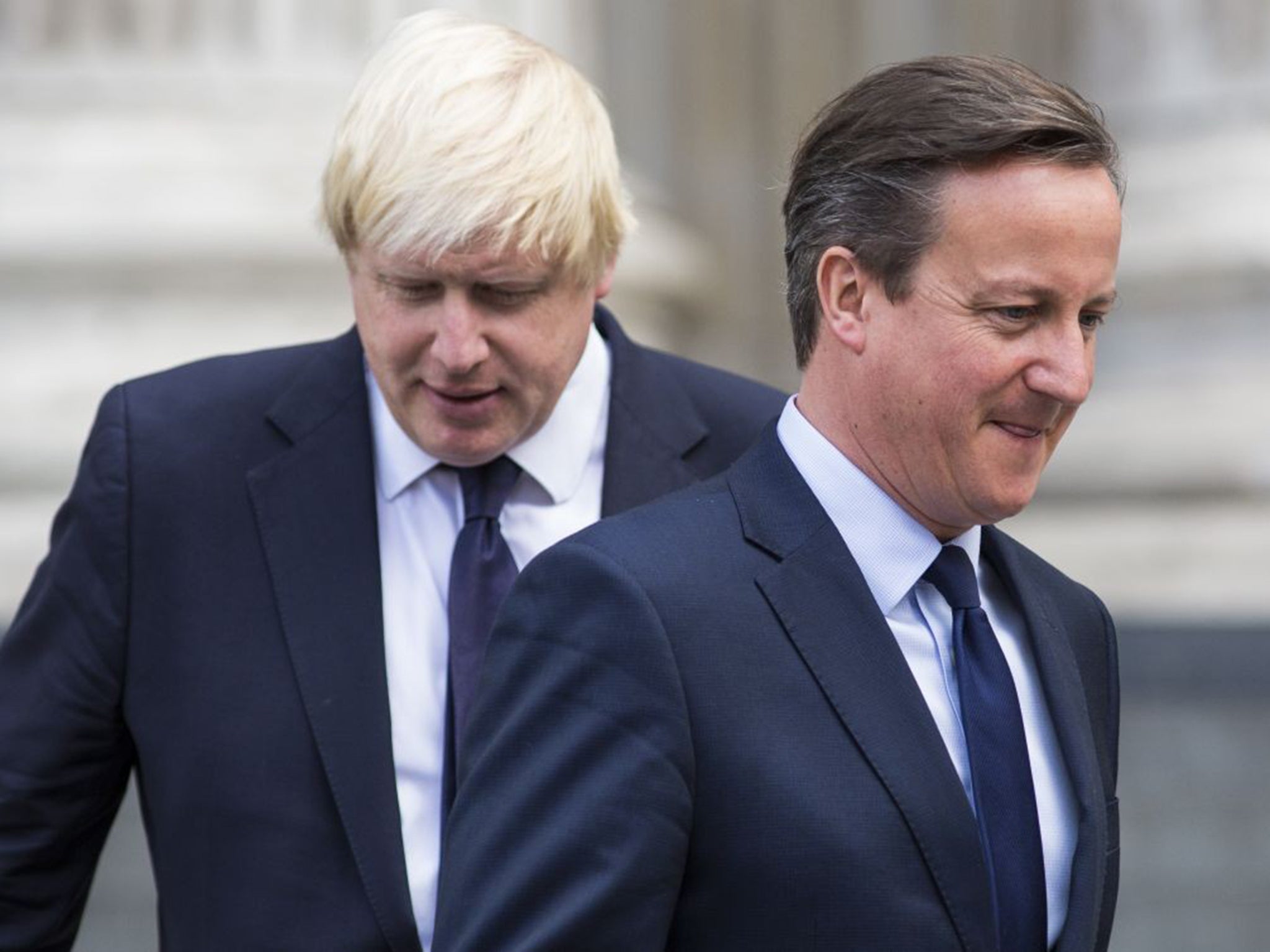 Boris Johnson and David Cameron