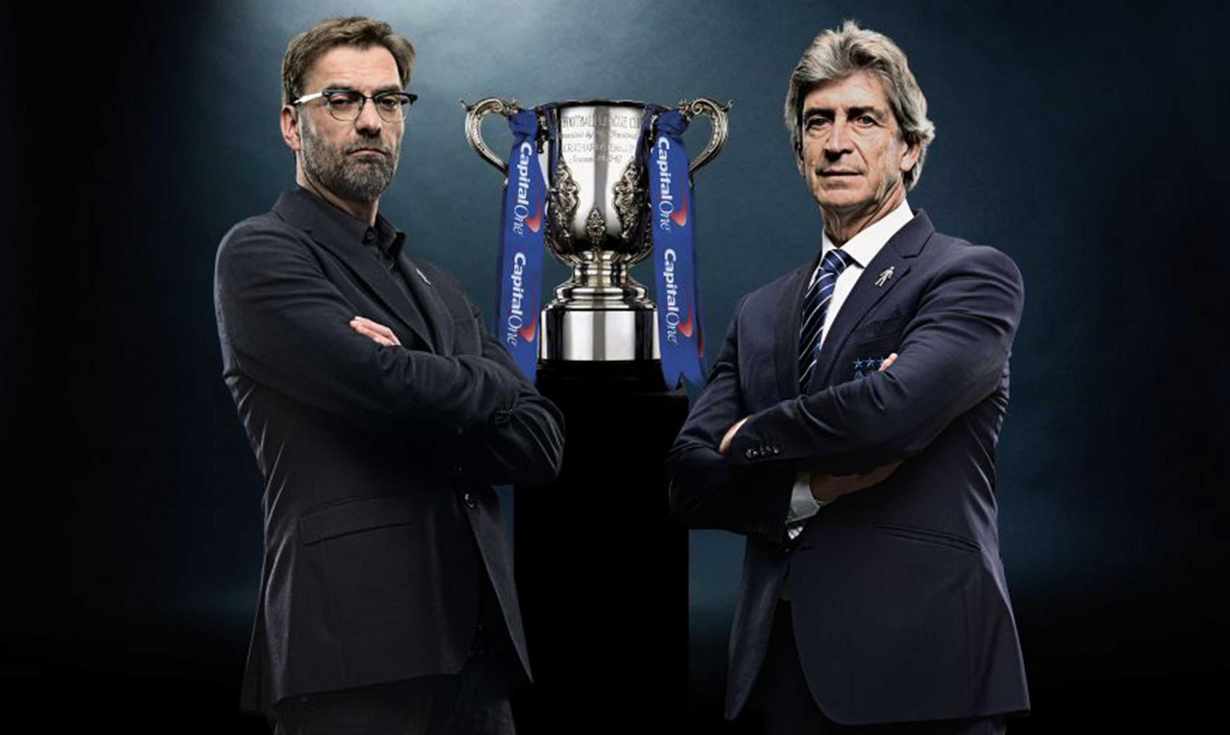 Jurgen Klopp (left) and Manuel Pellegrini