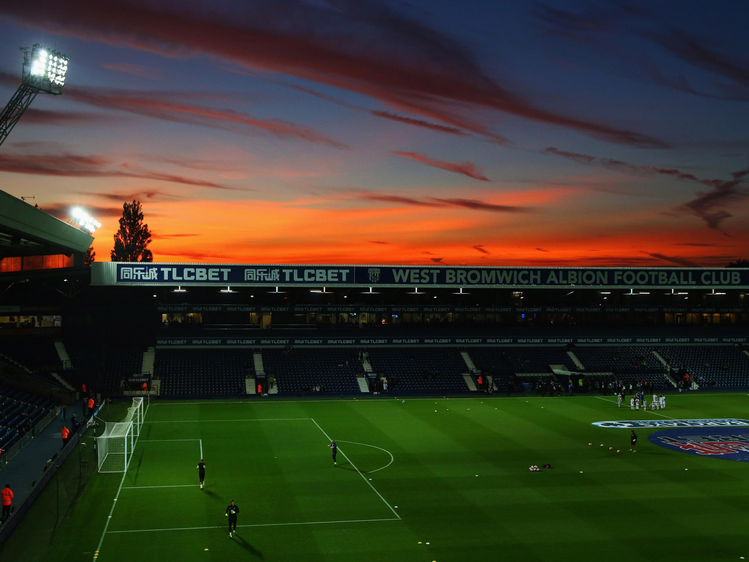 The home of West Bromwich Albion, the Hawthorns