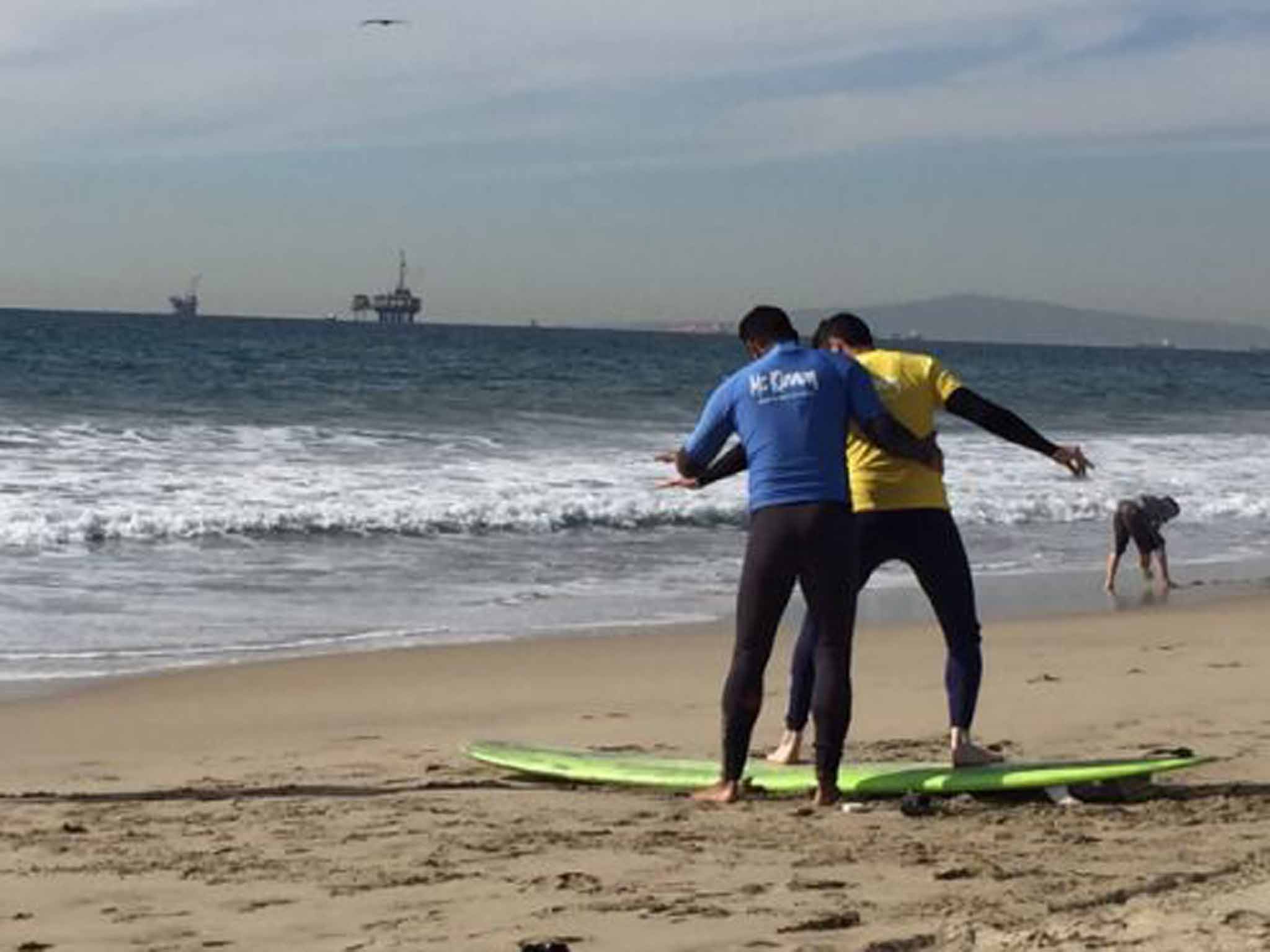 David practising in California