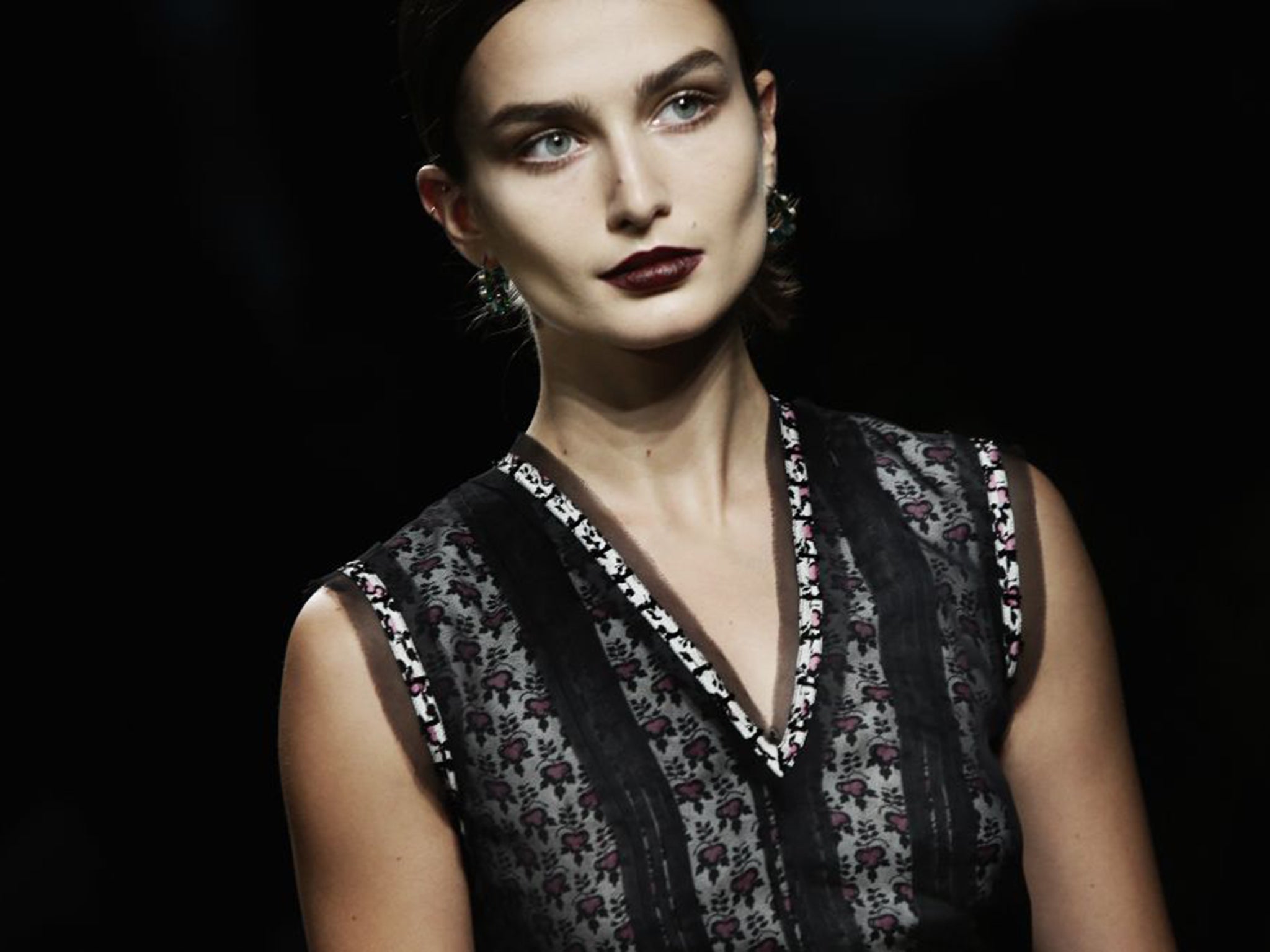 &#13;
Bottega Veneta on the Milan catwalk &#13;