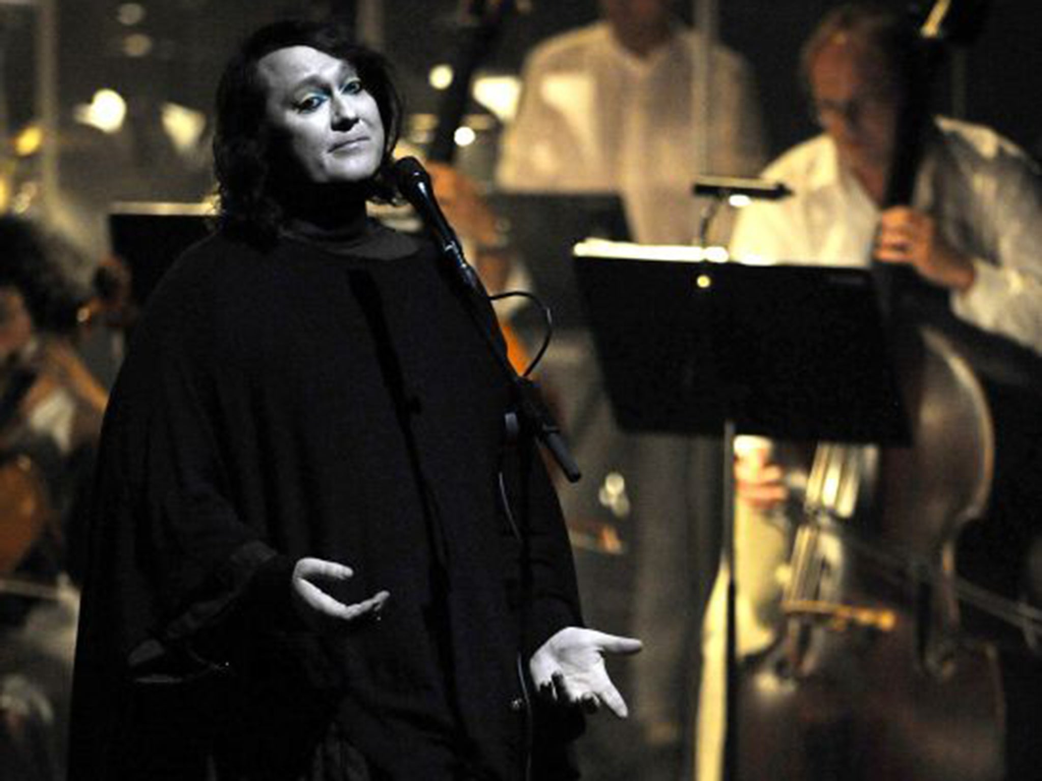 Singer and songwriter Anohni is the first transgender Oscar nominee