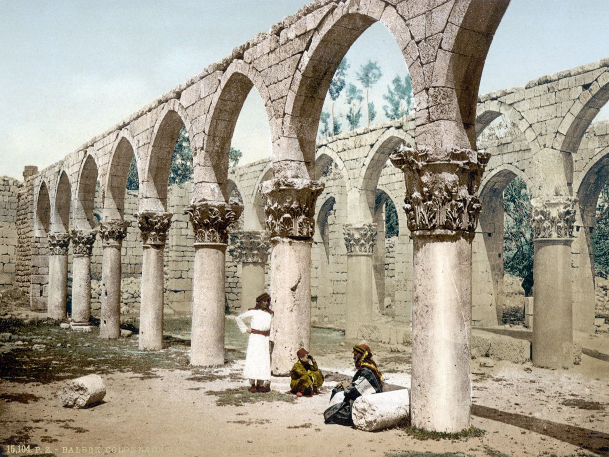 Ruins of the Great Palace in Anjar, Lebanon