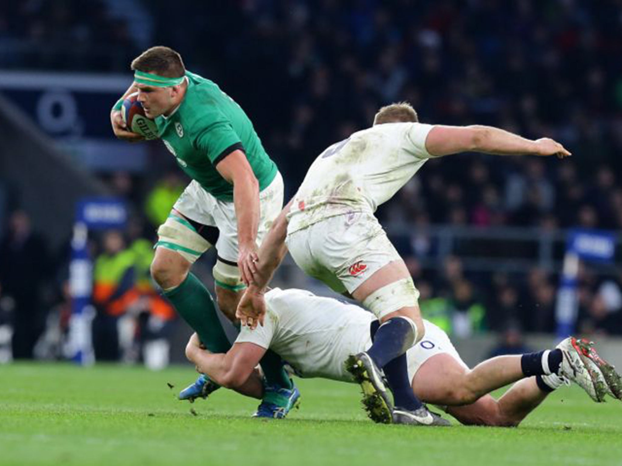 &#13;
CJ Stander had a huge work rate, at line-out and about field &#13;