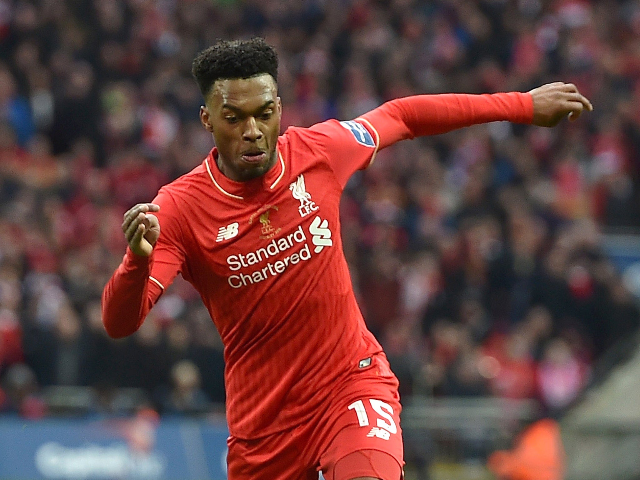 Daniel Sturridge in action for Liverpool