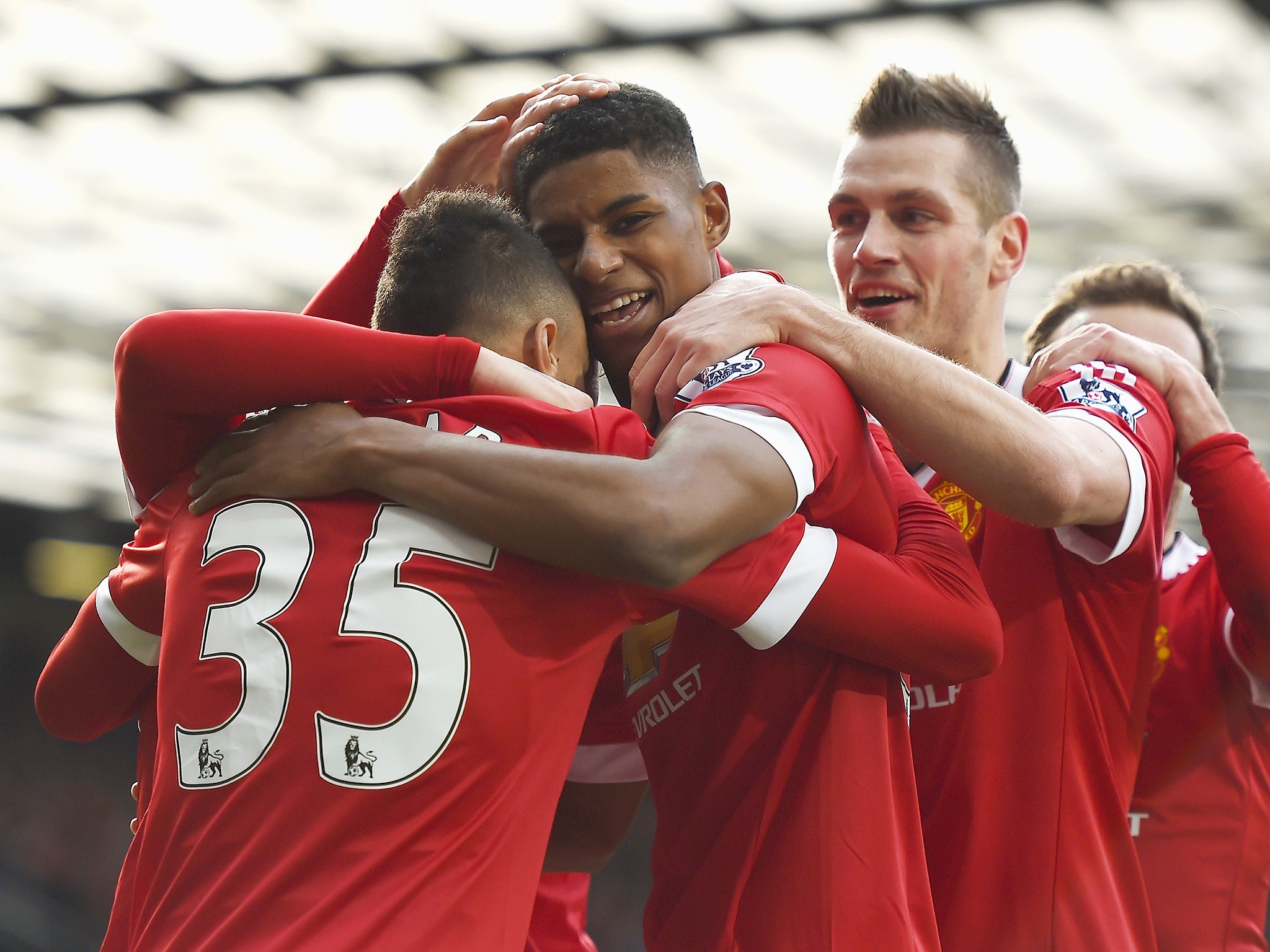 Manchester United striker Marcus Rashford