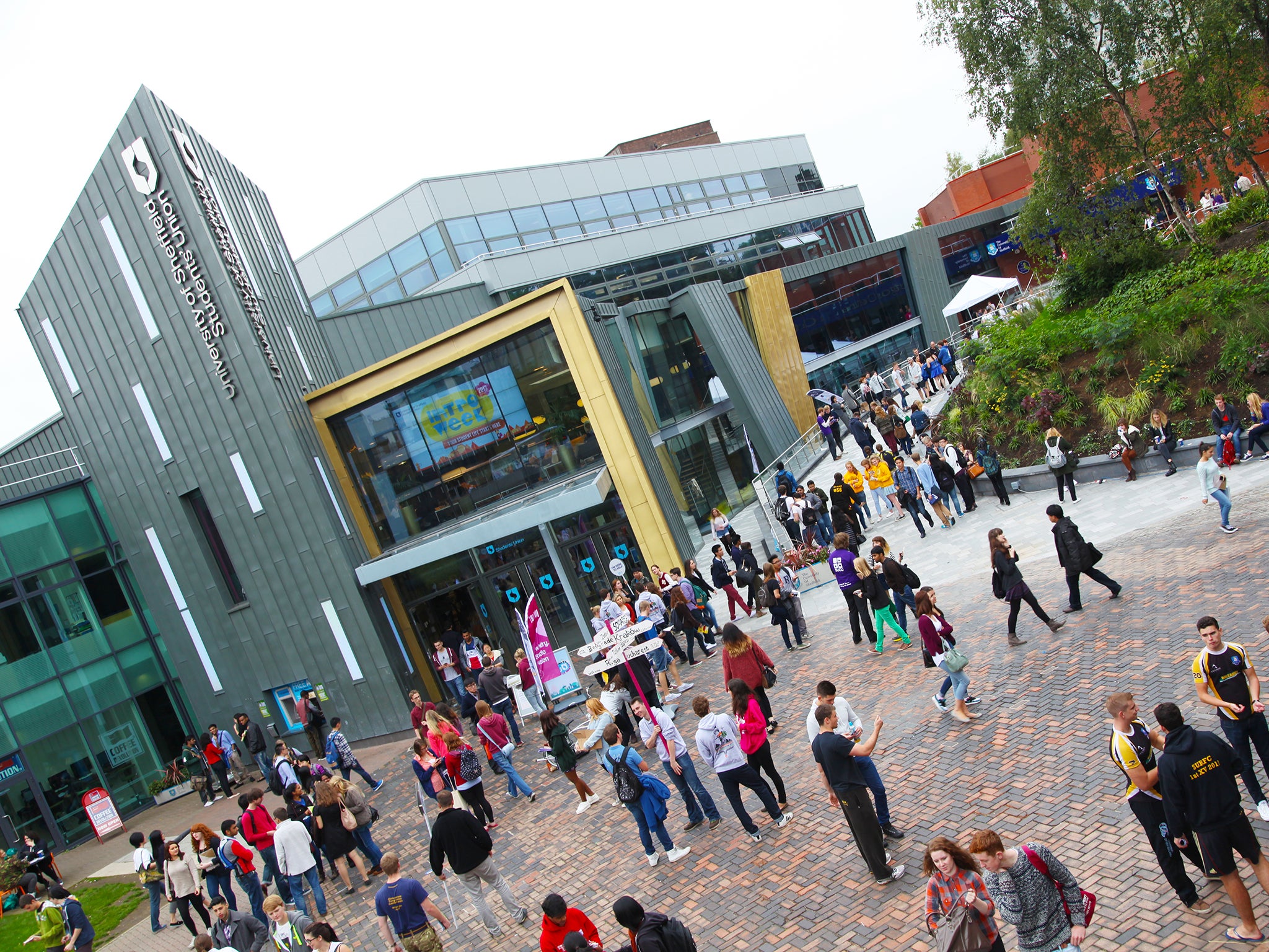 Education officer at the students' union, pictured, says: 'We're currently suffering the most severe threats to universities in a generation'