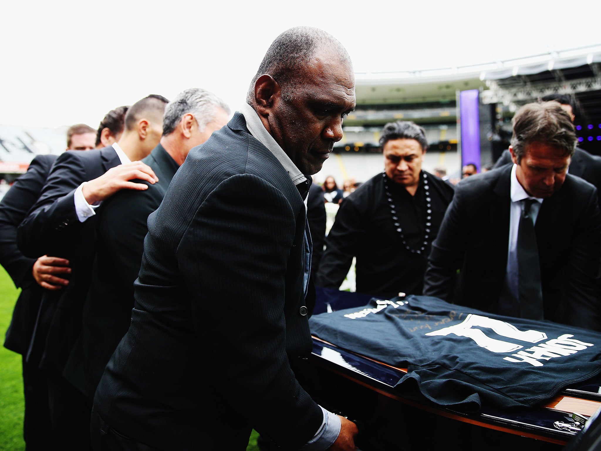 Joeli Vidiri was a pallbearer at Jonah Lomu's funeral last November