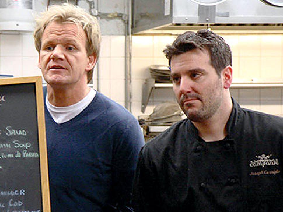 Ramsay and Cerniglia on Kitchen Nightmares