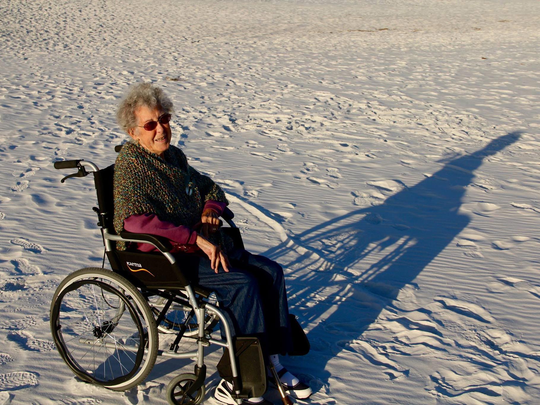 Norma visiting Henderson Beach State Park