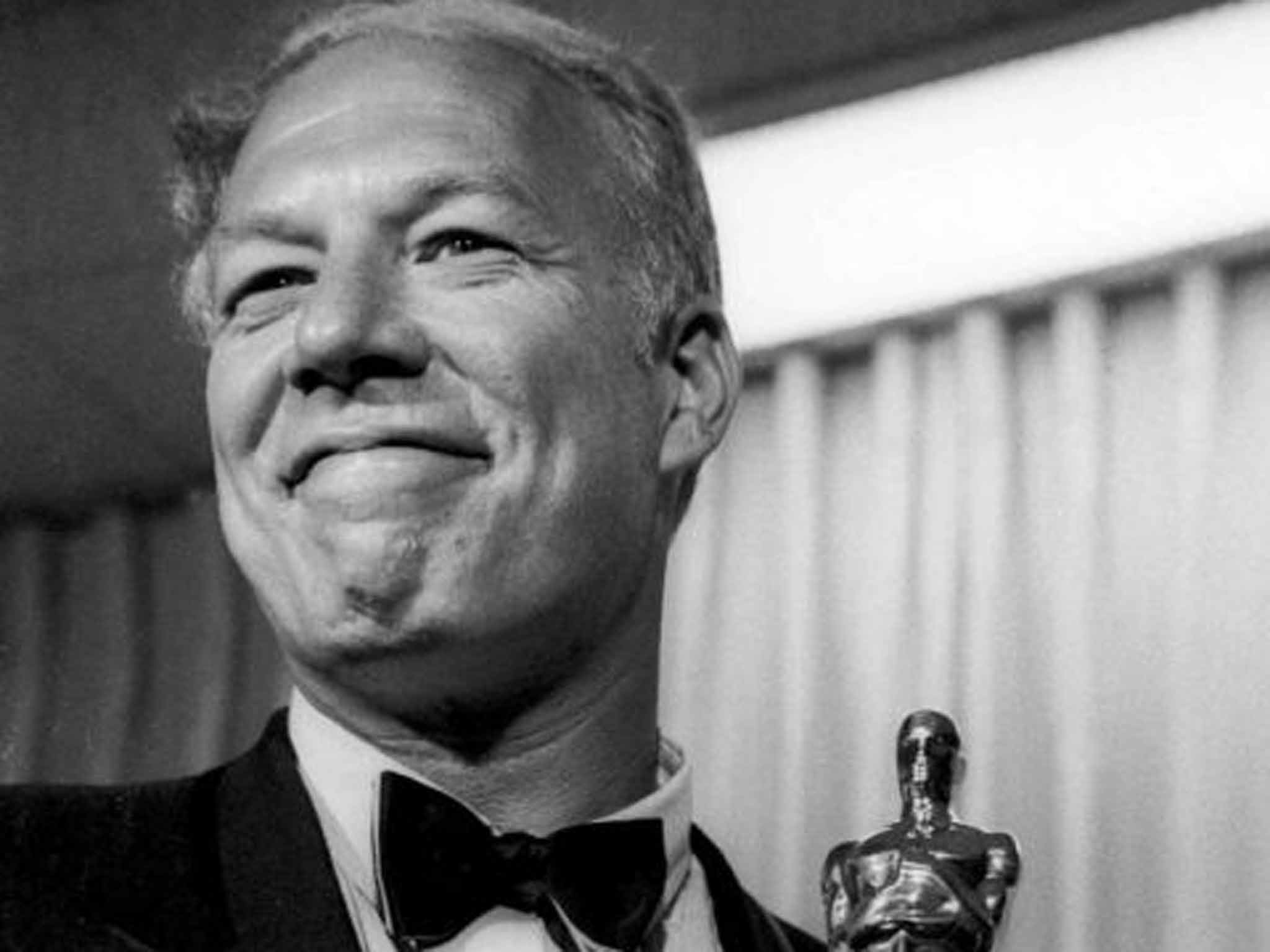 George Kennedy with his Oscar