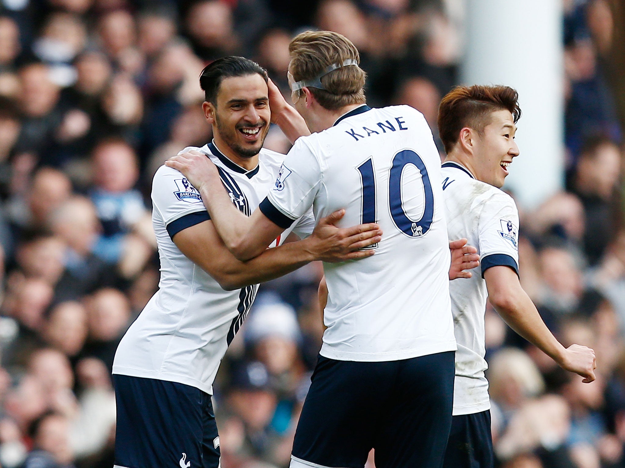 Harry Kane and Nacer Chadli