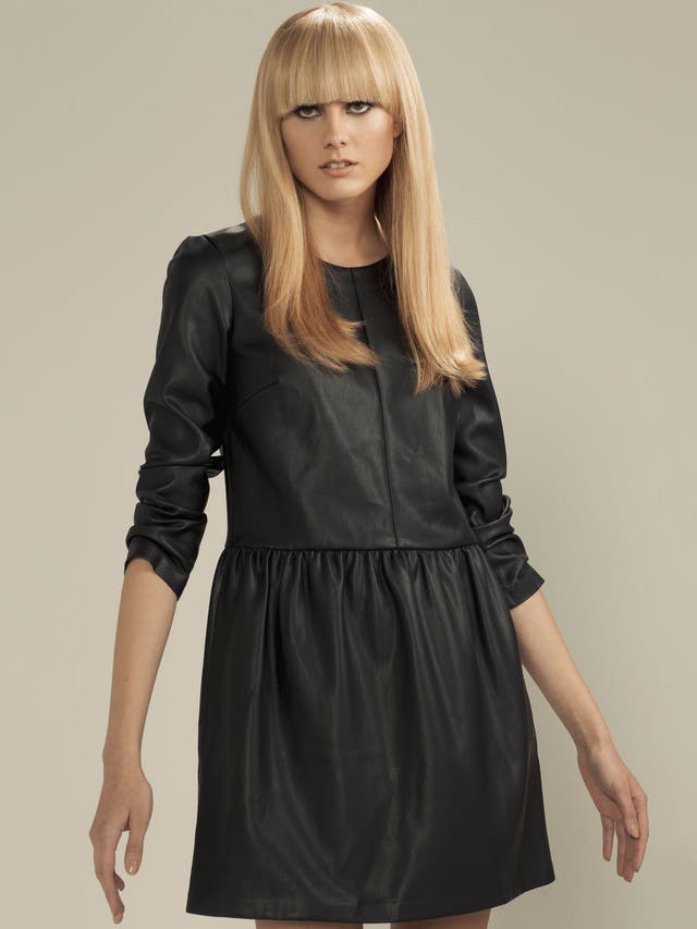 Faux leather dress, ?26, zara.com