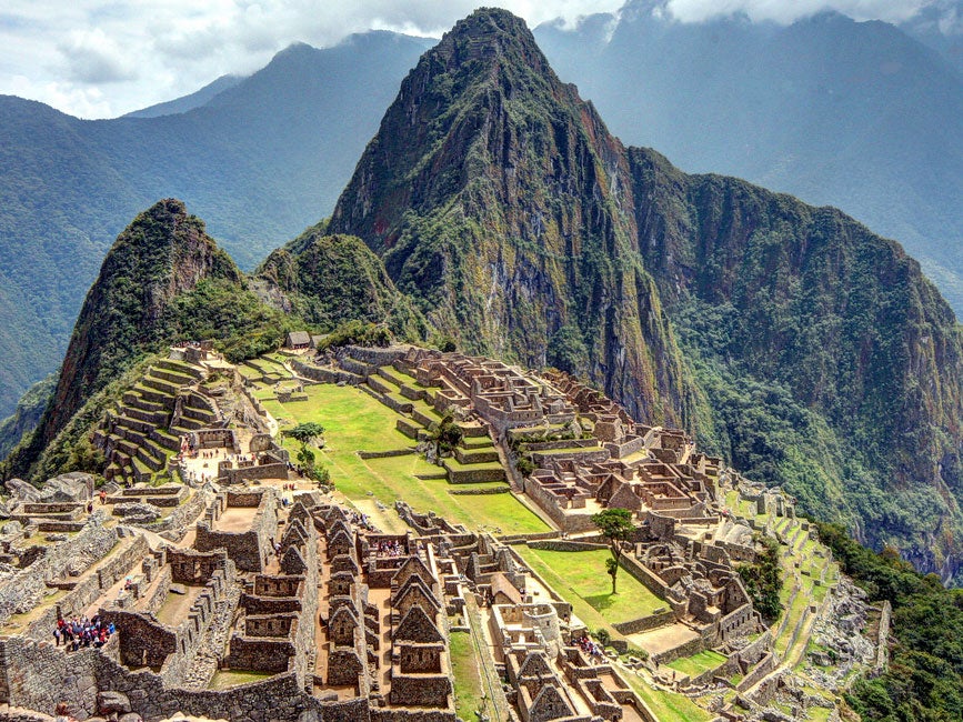 The 15th century Inca citadel was labelled a Unesco World Heritage site in 1983