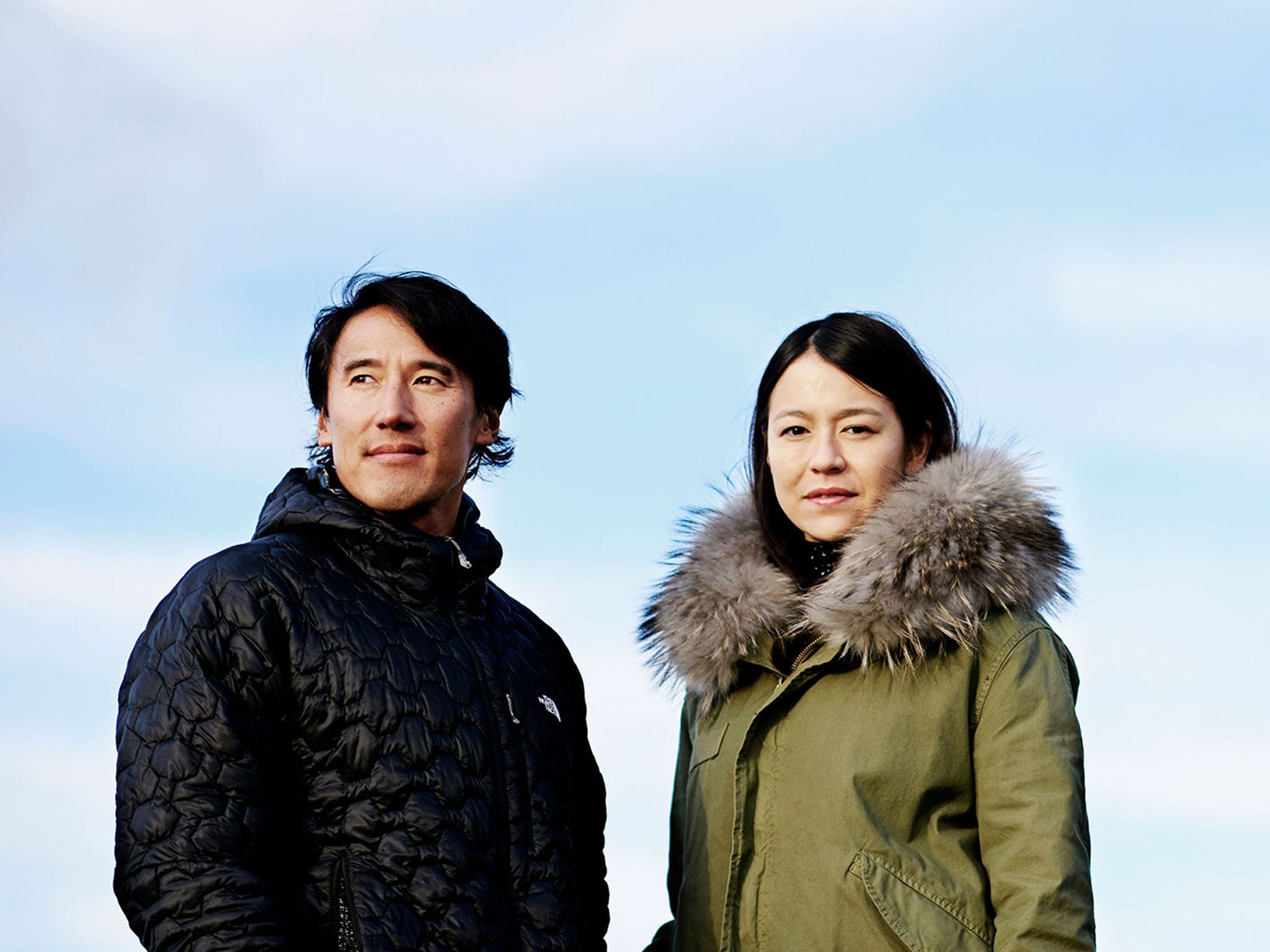 Jimmy Chin with his wife Chai Vasarhelyi