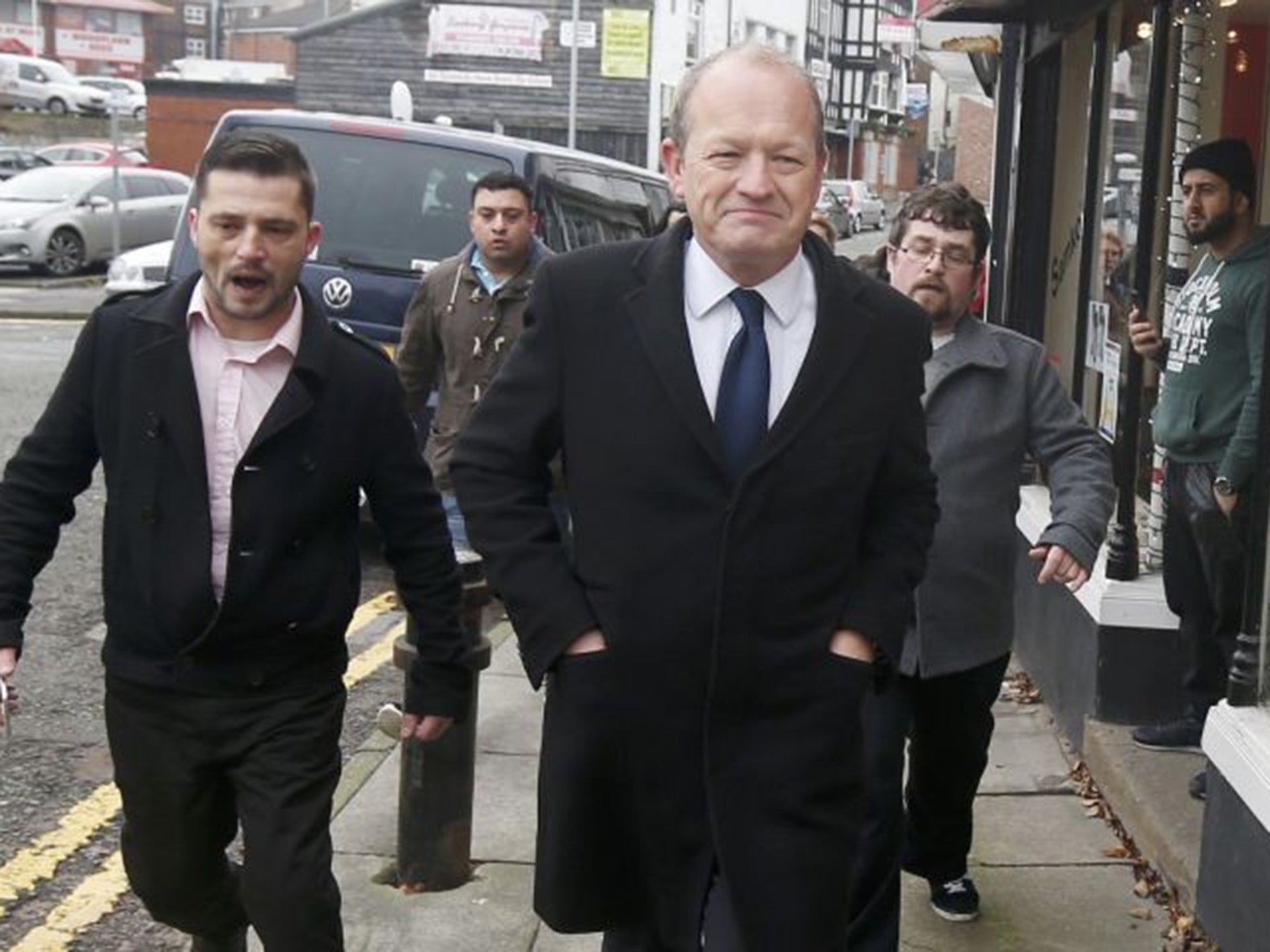 Simon Danczuk (centre) is currently facing an Ipsa probe into his expense claims