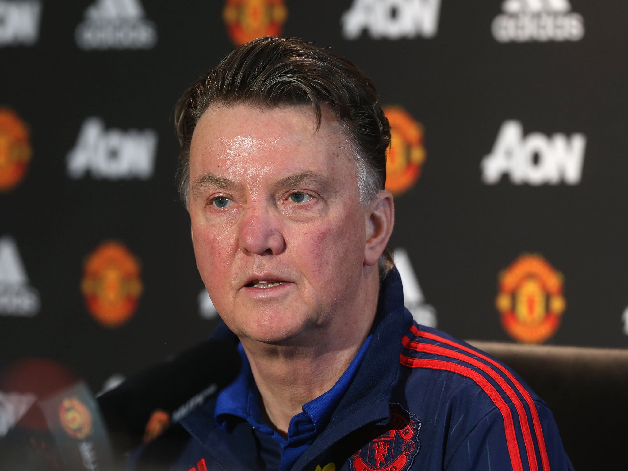 Manchester United manager Louis van Gaal