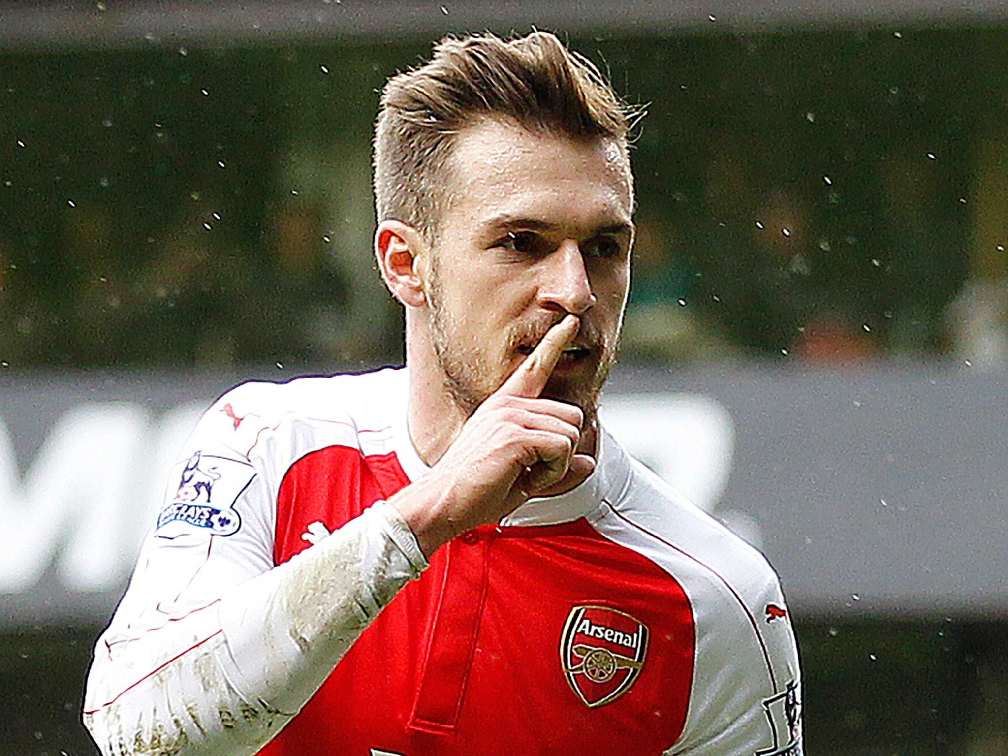 Arsenal midfielder Aaron Ramsey