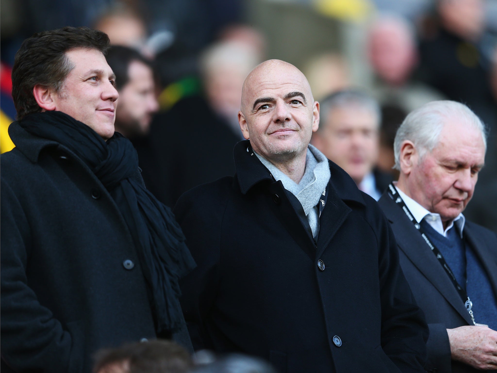 Fifa president Gianni Infantino was in attendance