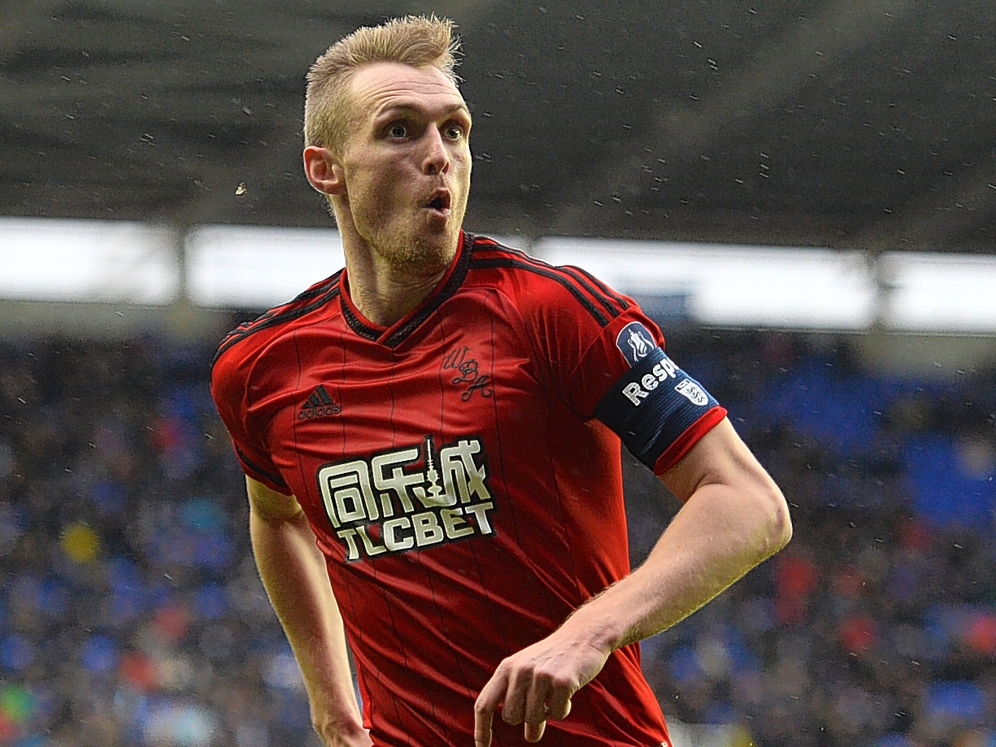 West Bromwich Albion midfielder Darren Fletcher